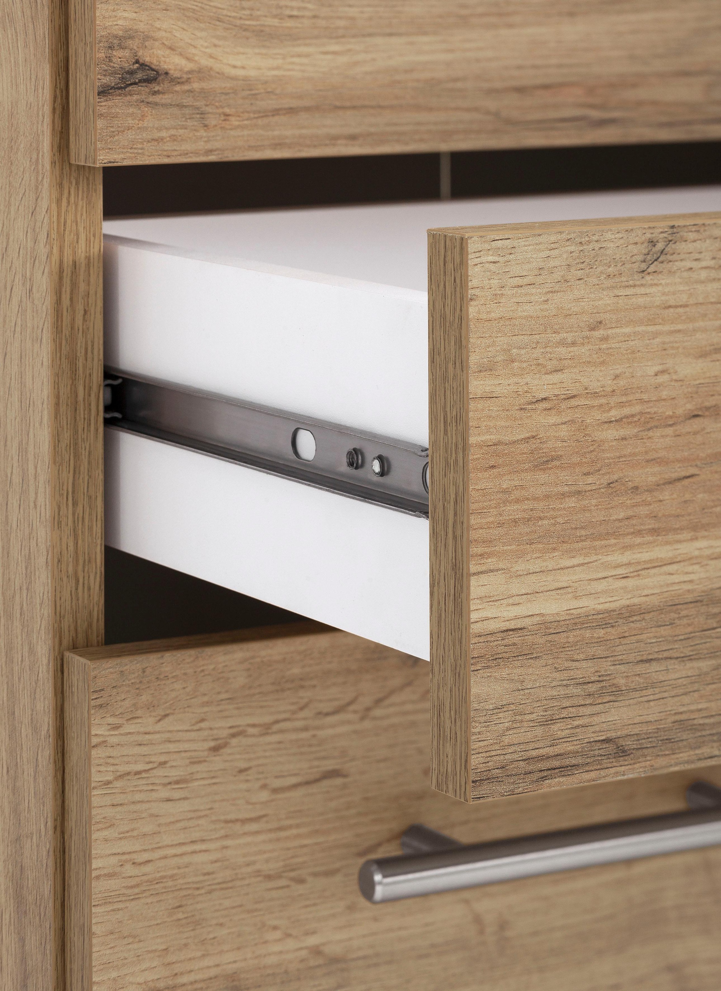 welltime Midischrank »Emmi, Breite 59 cm«, 2 Türen, Metallbeschläge