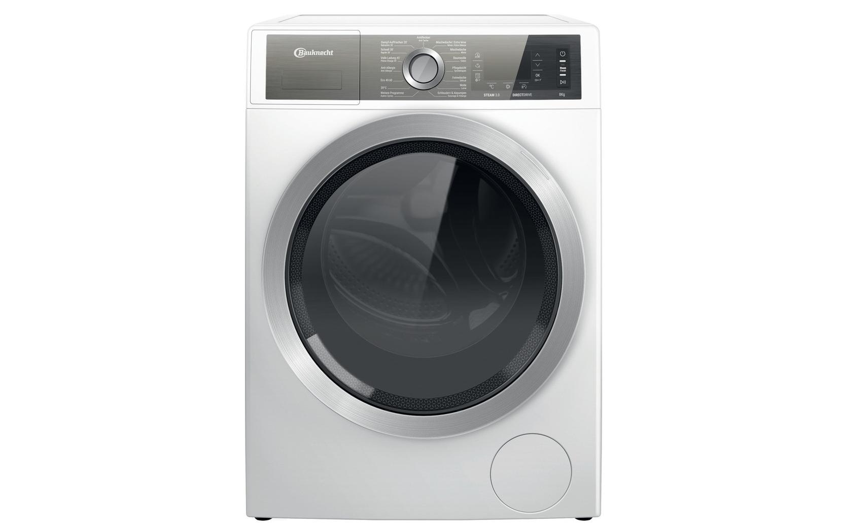 BAUKNECHT Waschmaschine »CH Links«, B6 W845WB, 8 kg, 1300 U/min