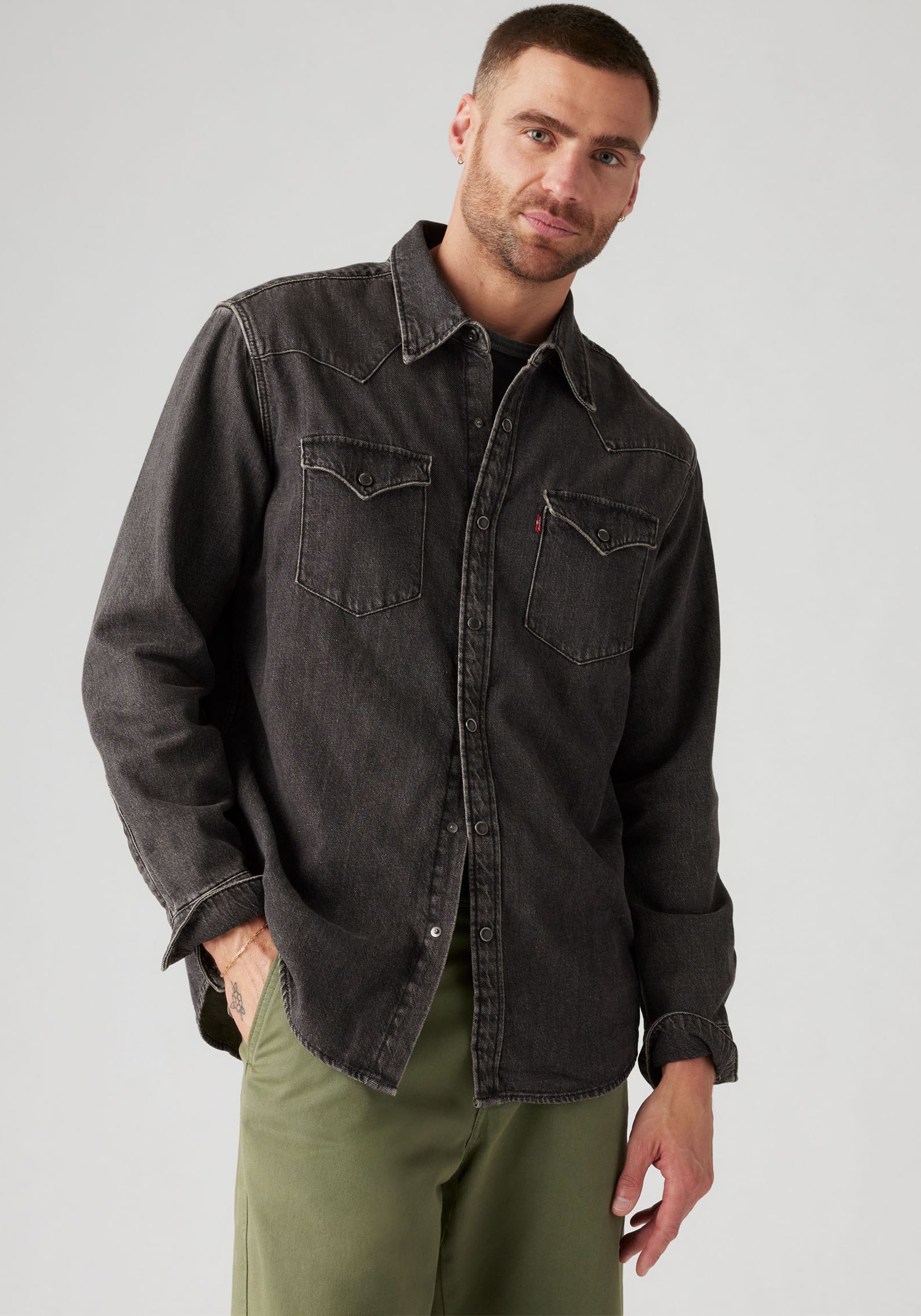 Levi's® Jeanshemd »LE BARSTOW WESTERN STAND« mit Brusttaschen