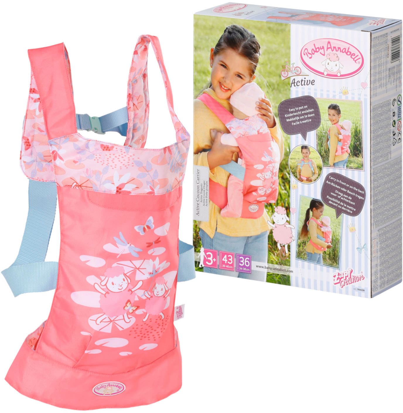 Baby Annabell Puppen Trage »Active Tragesitz«