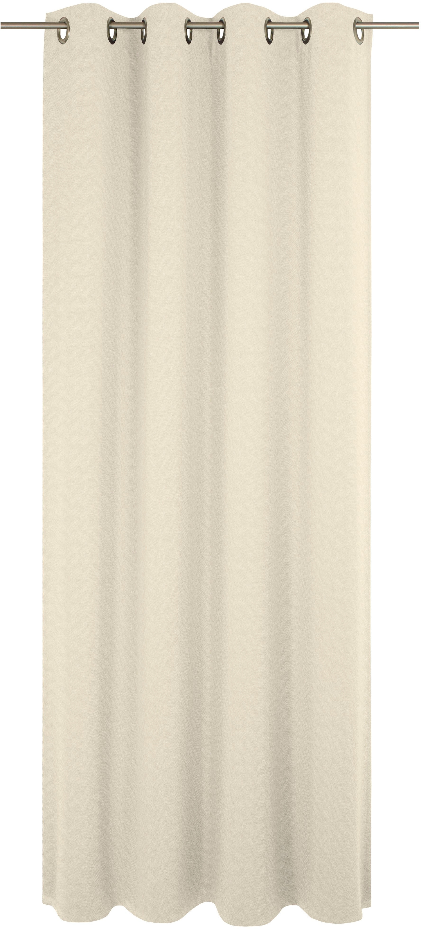Adam Vorhang "Uni Collection" Ösen 1 Stk. tlg. Blickdichter aus 100% Bio-Baumwolle