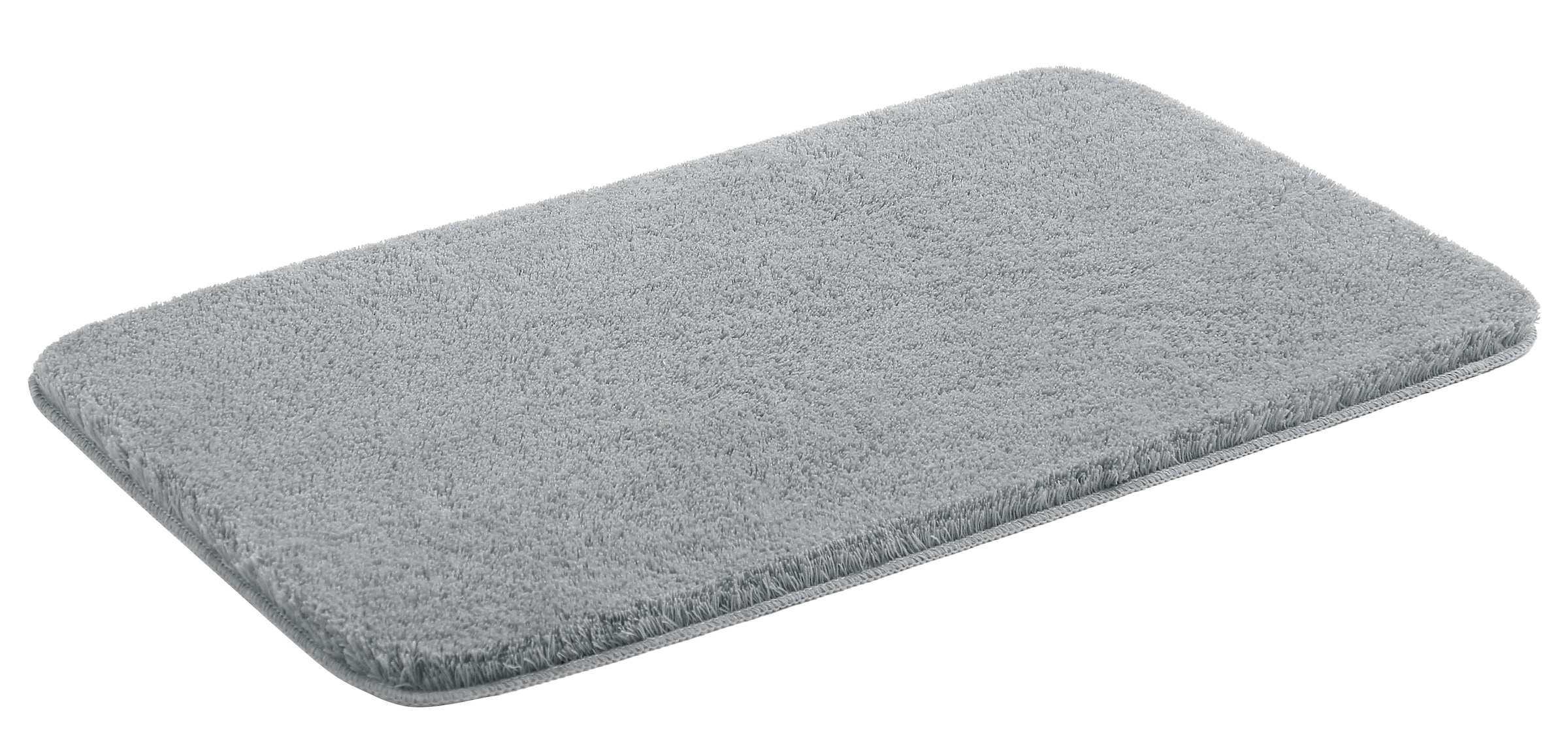 my home Badematte »Merida, Badvorleger, Badezimmer Teppich«, rutschhemmend beschichtet, fussbodenheizungsgeeignet-schnell trocknend-strapazierfähig, Badteppich, Uni Farben, rechteckig, rund & als 2-tlg. Set erhältlich