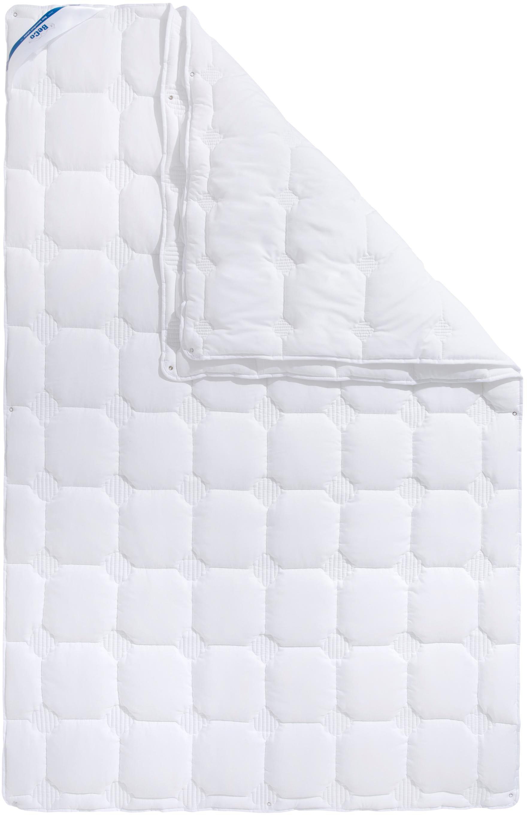 Beco Kunstfaserbettdecke »Double DeLuxe«, warm, Füllung Polyester, Bezug Microfaser / Tencel, (1 St.), Getestet vom Institut Hohenstein !!! 4 von 5 Sterne*