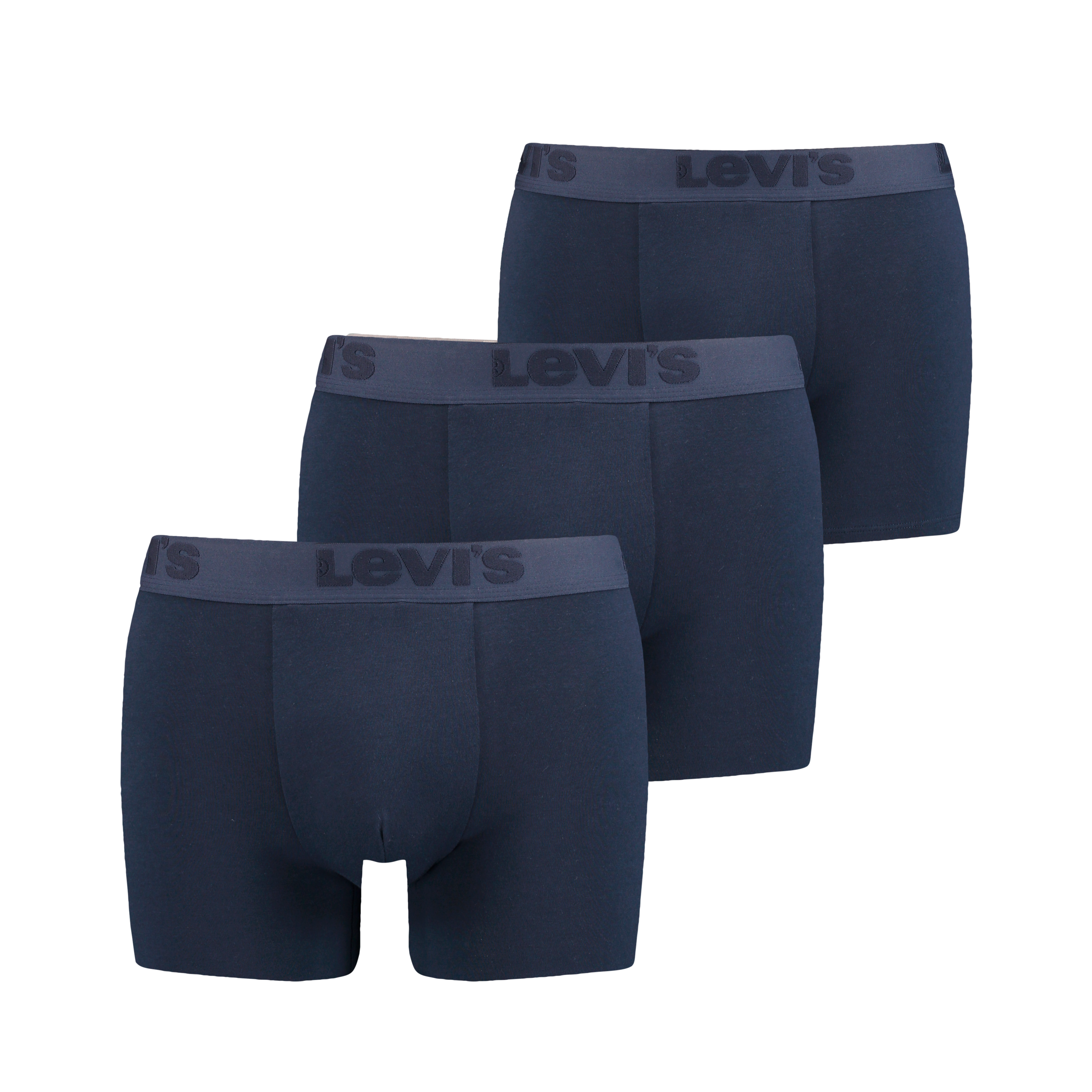 Levi's® Boxershorts »LEVIS MEN PREMIUM BOXER BRIEF 3P« 3er Pack, mit breitem Logobund