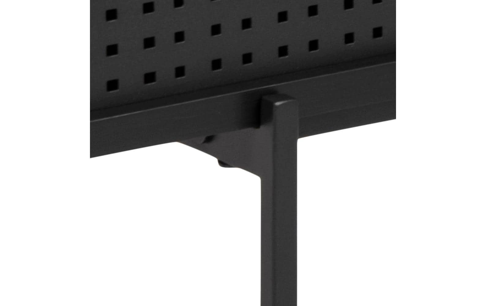 AC Design Konsolentisch »Angus 140 x 40 x 44.5 cm, Schwarz«