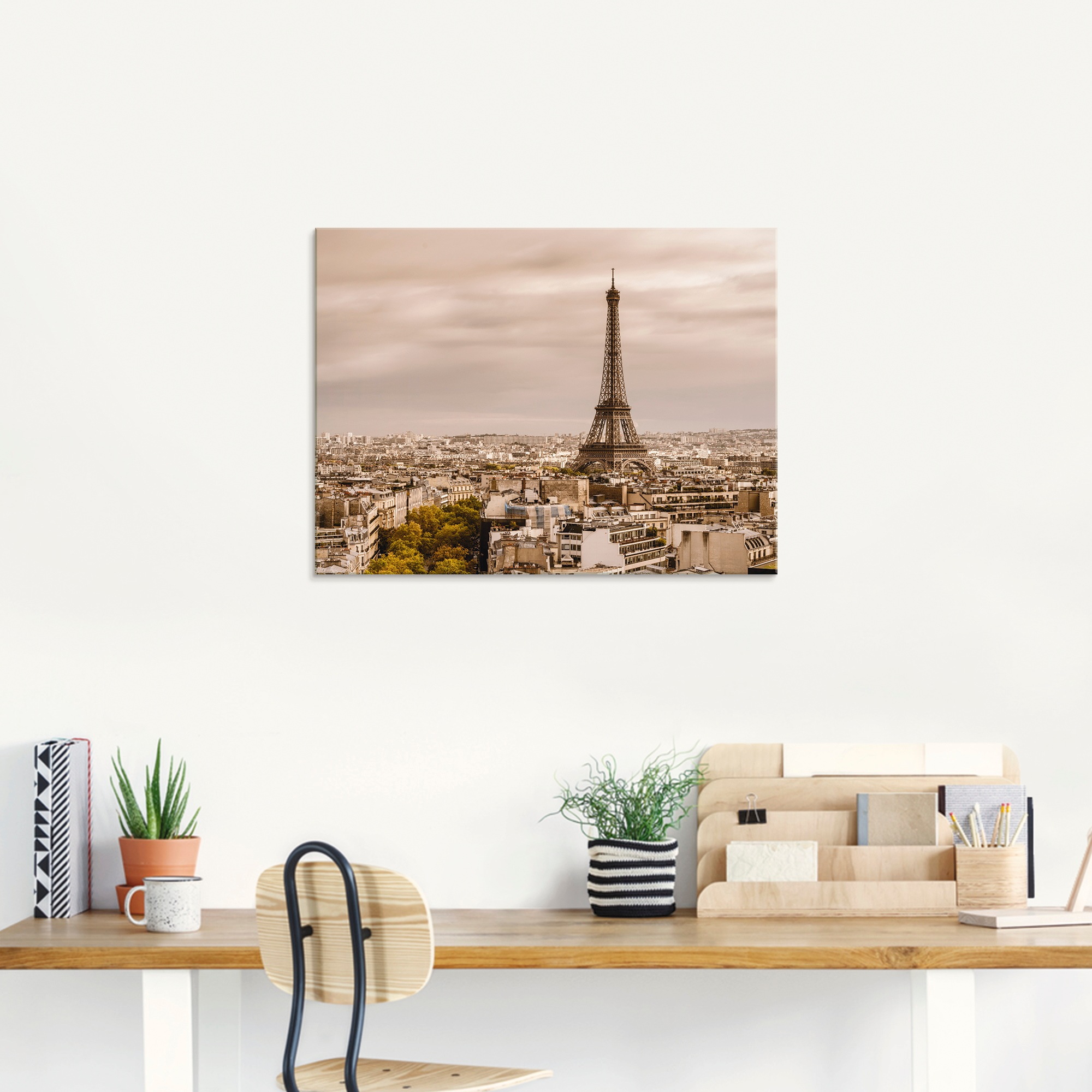 Artland Glasbild »Paris Eiffelturm I«, Frankreich, (1 St.), in verschiedenen Grössen