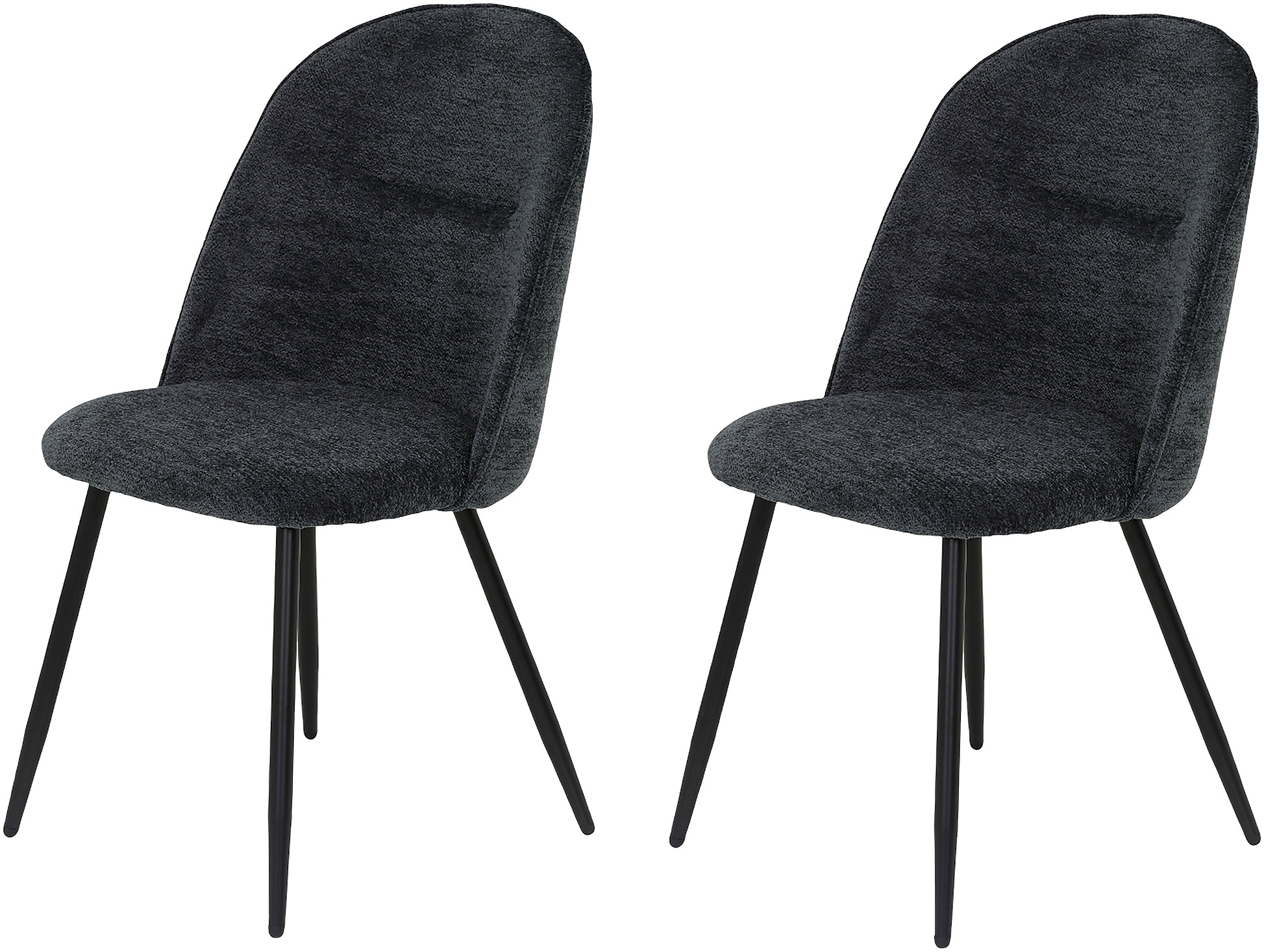 HELA 4-Fussstuhl »GISELA«, (Set), 2 St., Bezug Teddyoptik