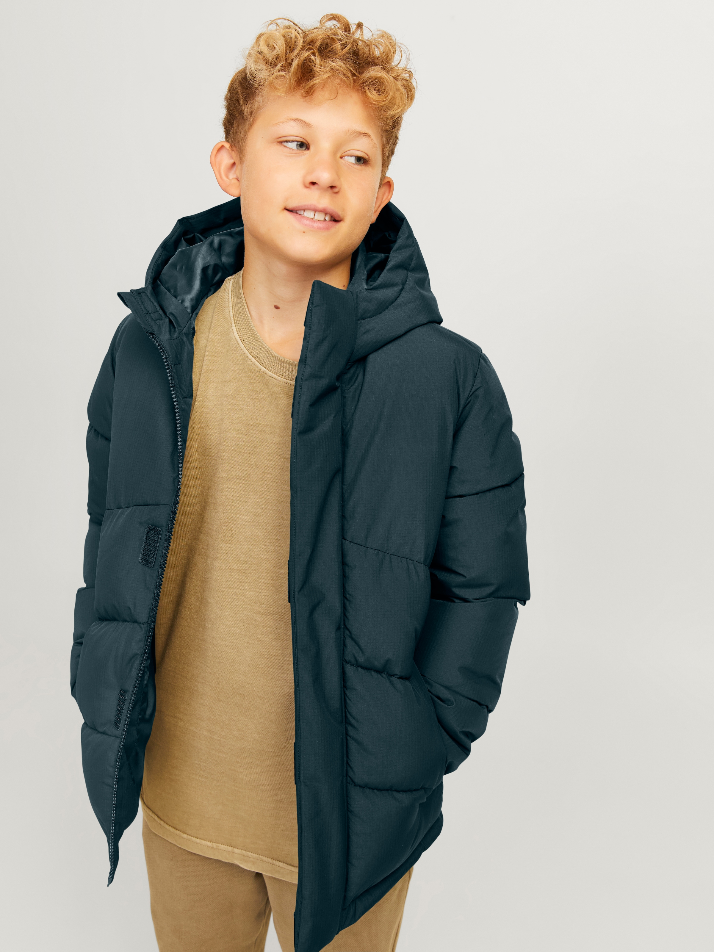 Jack Jones Junior Steppjacke JJWORLD PUFFER JACKET JNR mit Kapuze online kaufen Jelmoli Versand