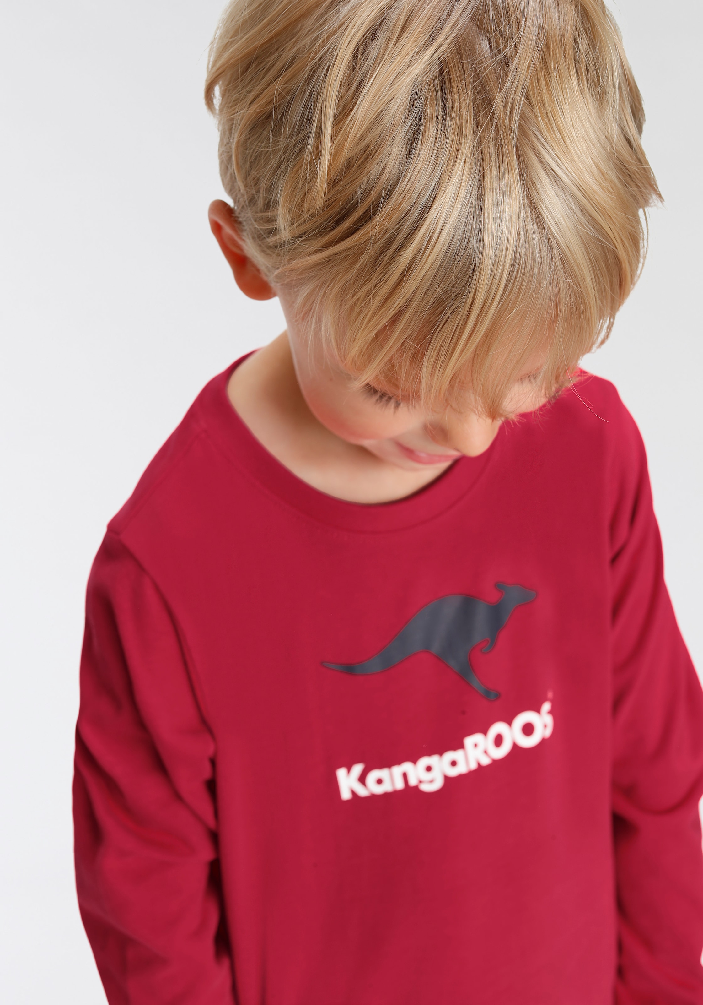 | »Basic Jelmoli-Versand Langarmshirt ✵ KangaROOS ordern Logo« online