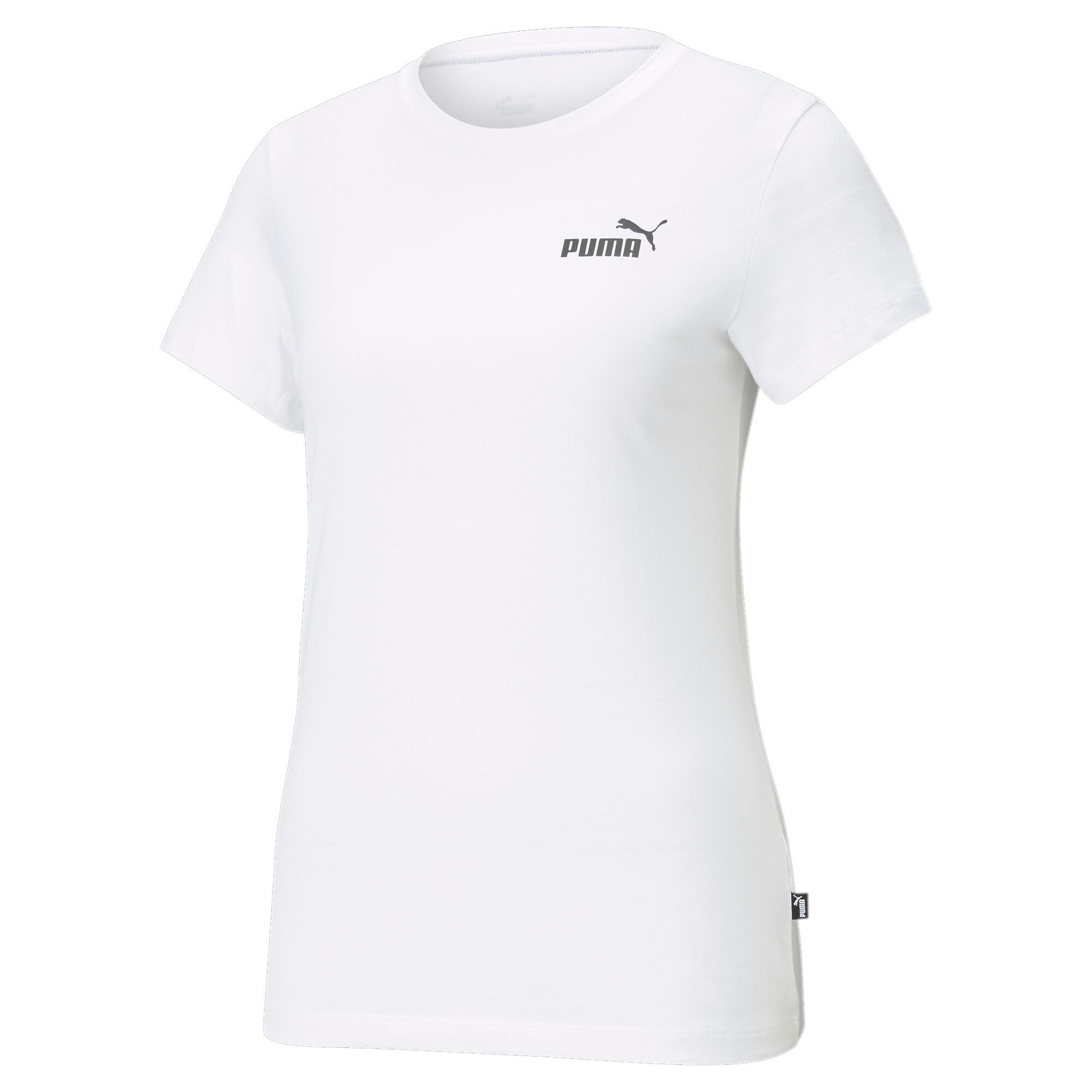 PUMA T-Shirt »ESS SMALL LOGO TEE« reguläre Passform, Rundhalsausschnitt, Kurzarmdesign, aus Baumwolle