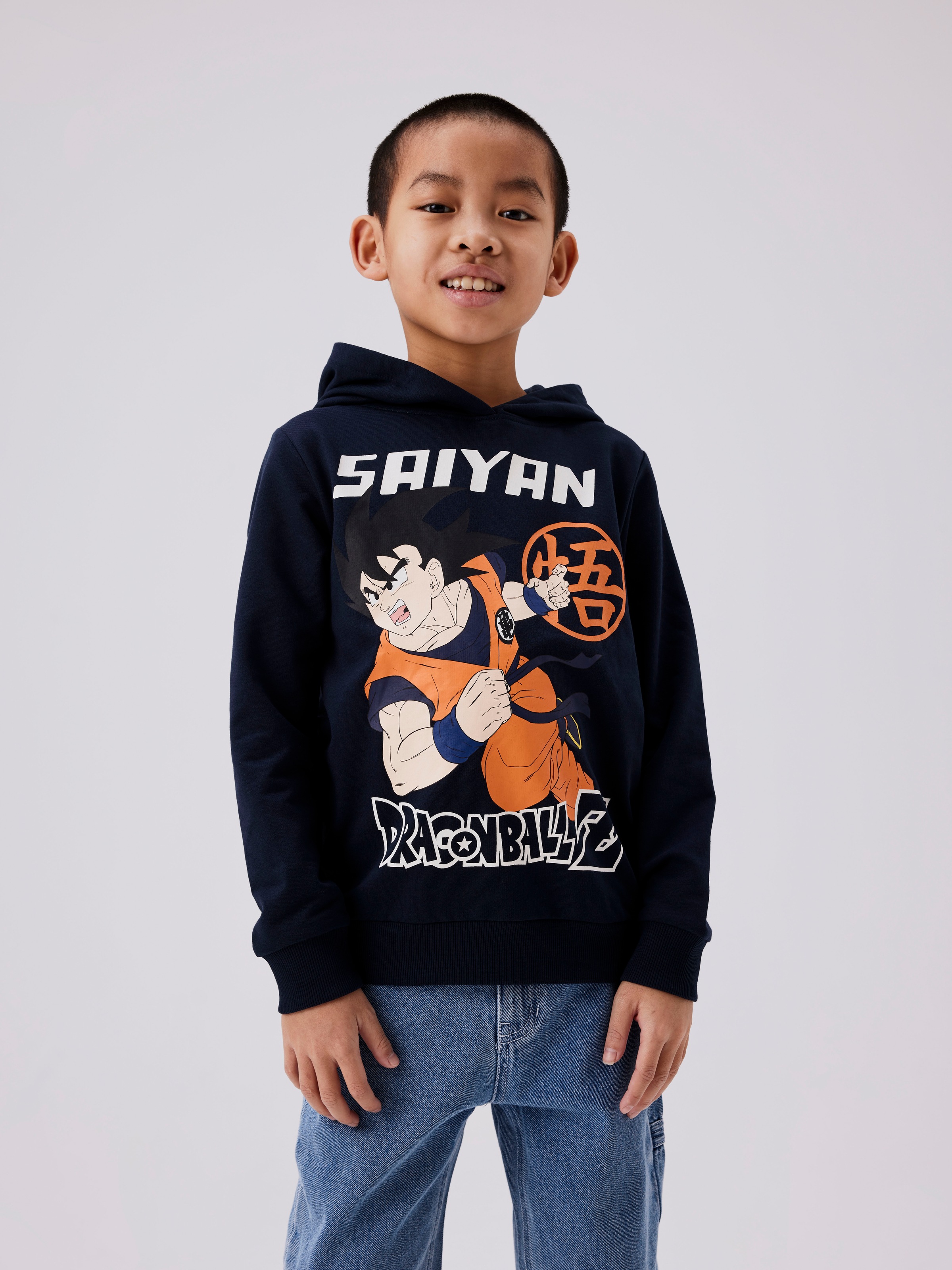 Name It Sweatshirt »NKMJAM DRAGONBALL SWEAT WH BRU NOOS VDE«