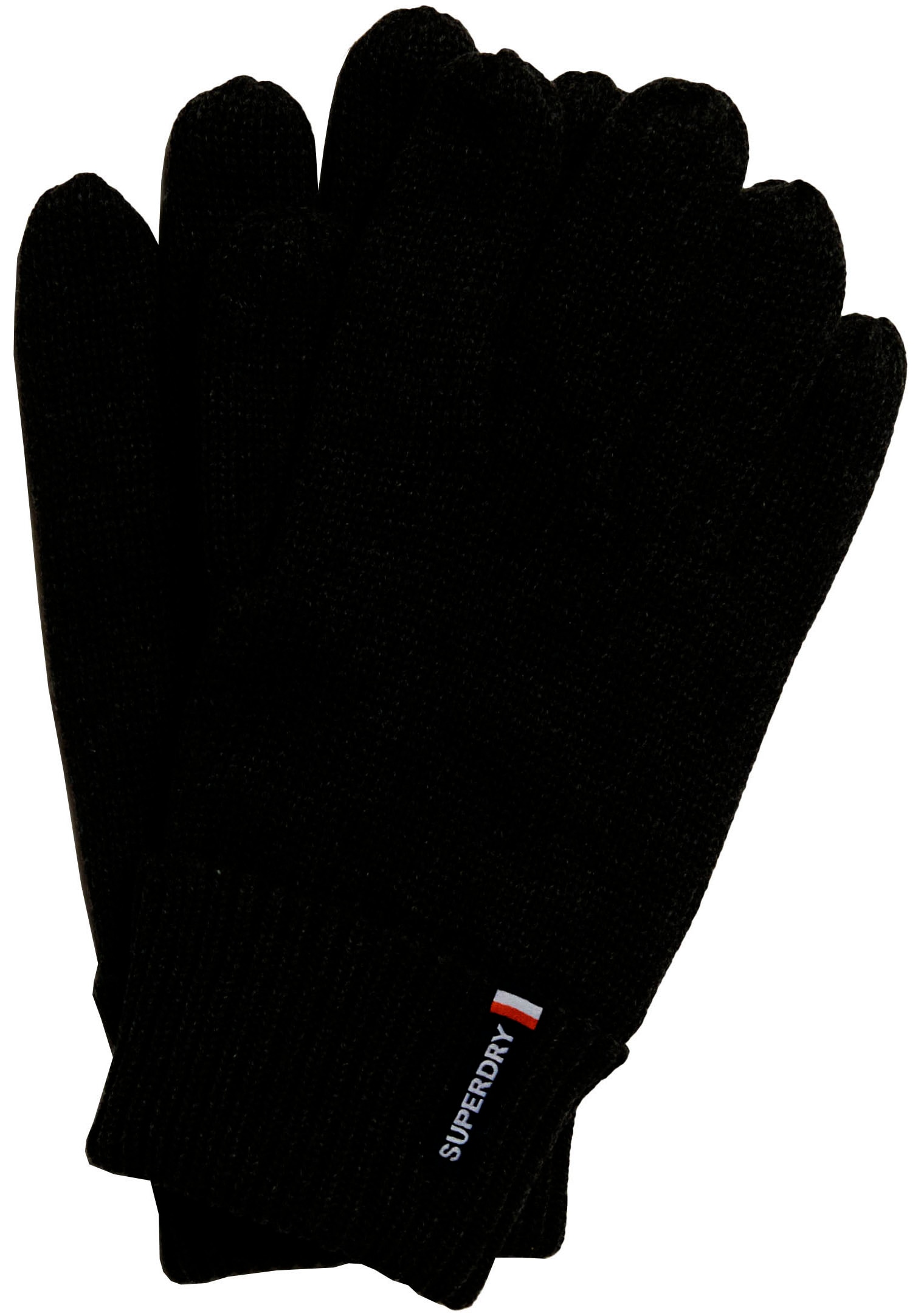 Superdry Strickhandschuhe »ESSENTIAL LOGO KNITTED GLOVES«