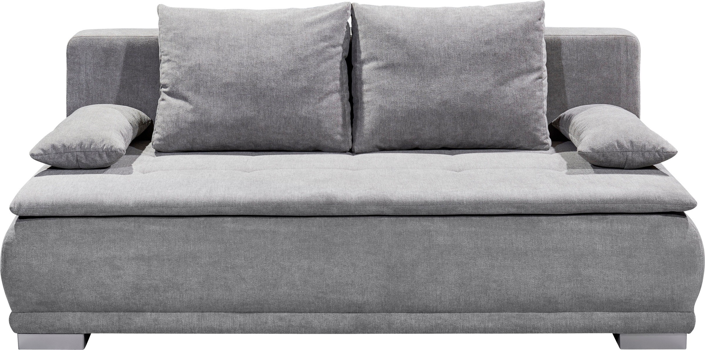 ED EXCITING DESIGN Schlafsofa »Luigi«, mit Bettkasten & 2 Armlehnenkissen