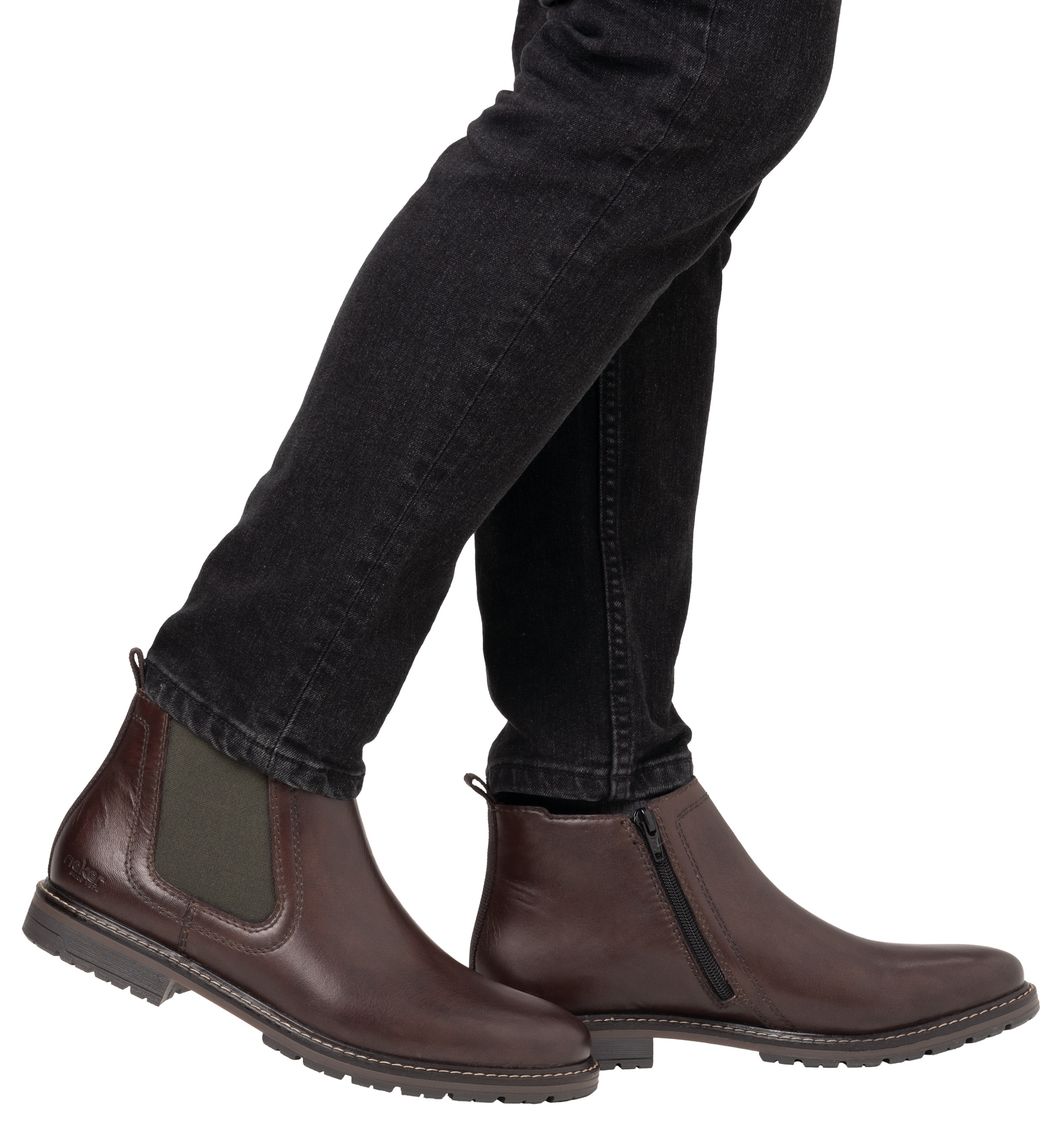 Rieker Chelseaboots, Schlupfboots, Business-Stiefelette mit Stretch