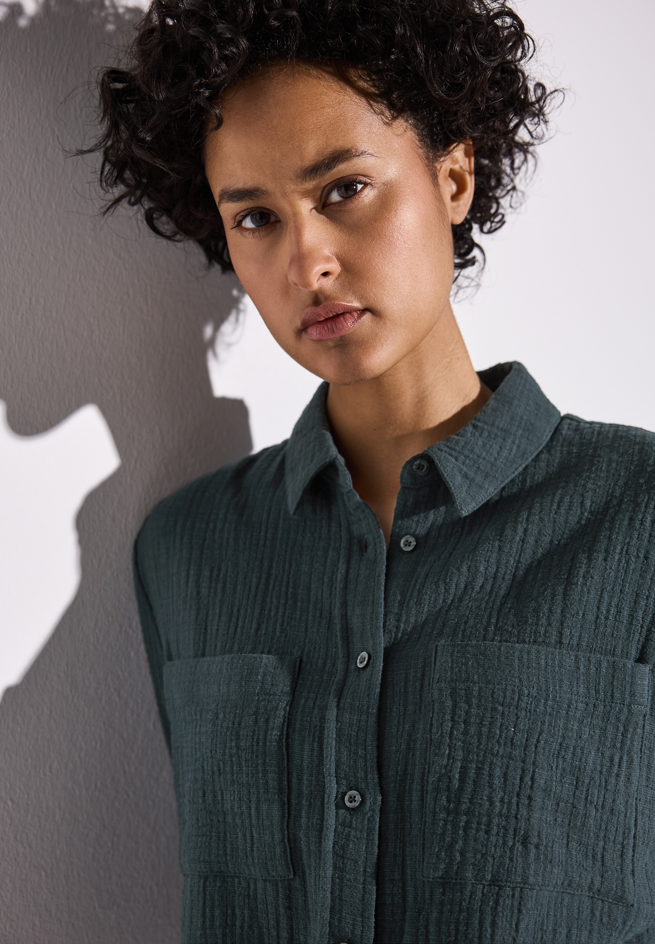 STREET ONE Hemdbluse, mit Brusttaschen