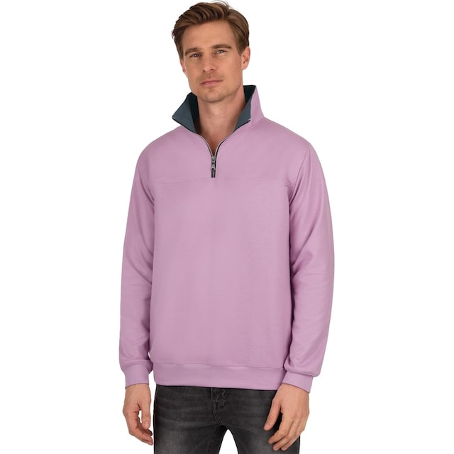Trigema Sweatshirt »TRIGEMA Sweatshirt mit Reissverschluss« online shoppen  | Jelmoli-Versand