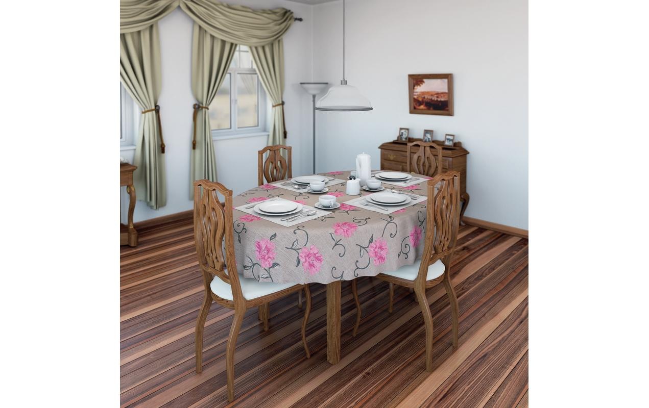 Tischdecke »Monte Carlo Viviane 150 cm x 45047 m, Grau«, (1 St.)