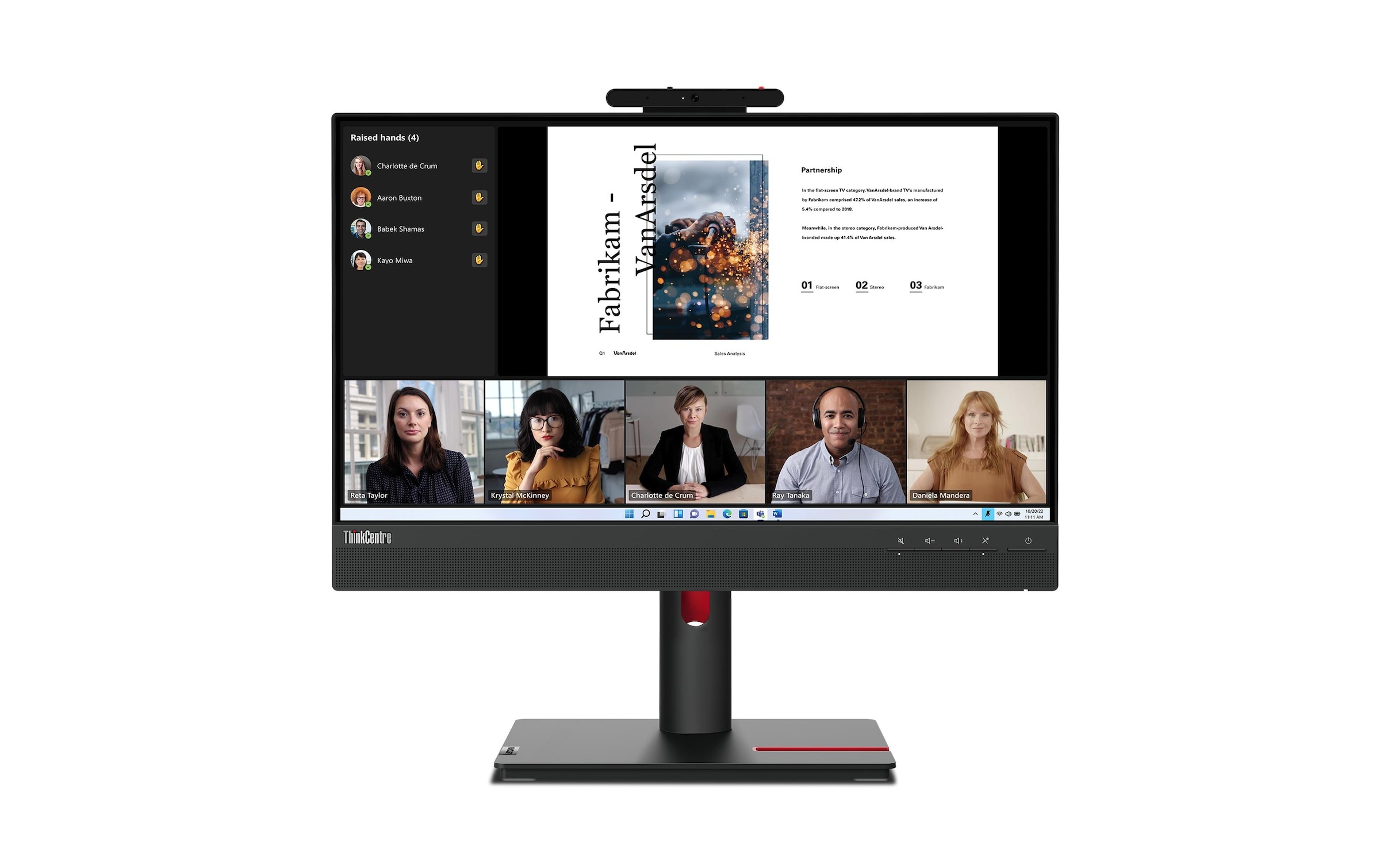 Lenovo LED-Monitor »ThinkCentre Tiny-In-One 22«, 54,395 cm/21,5 Zoll, 1920 x 1080 px, Full HD, 60 Hz