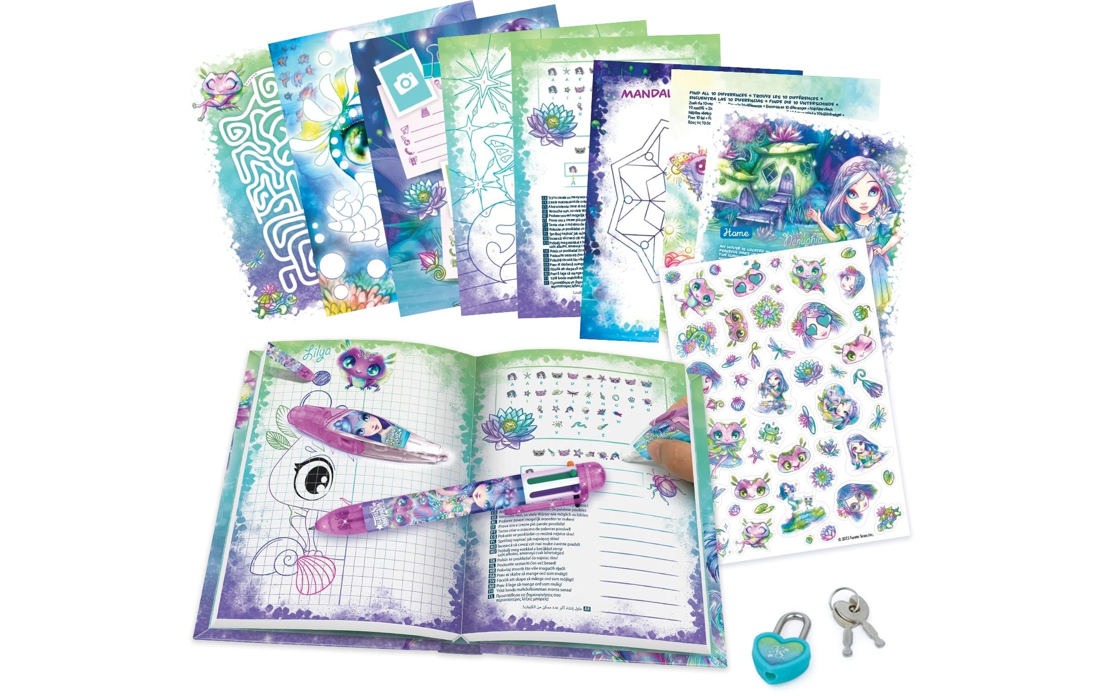 Kreativset »Paka Deluxe Secret Diary Set Nenuphia«
