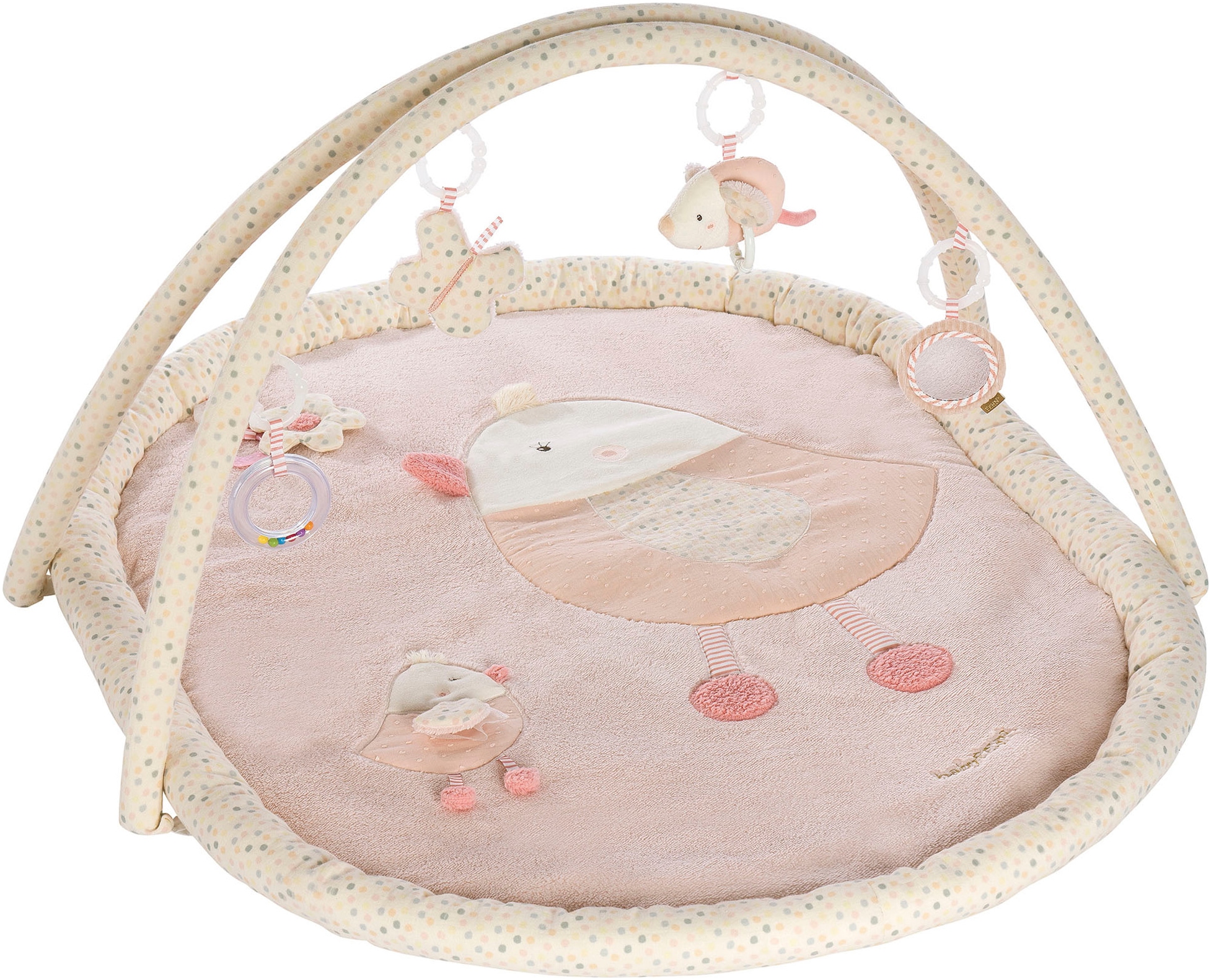 Fehn Baby Gym "feehnLAND, 3-D-Activity-Decke Vogel"