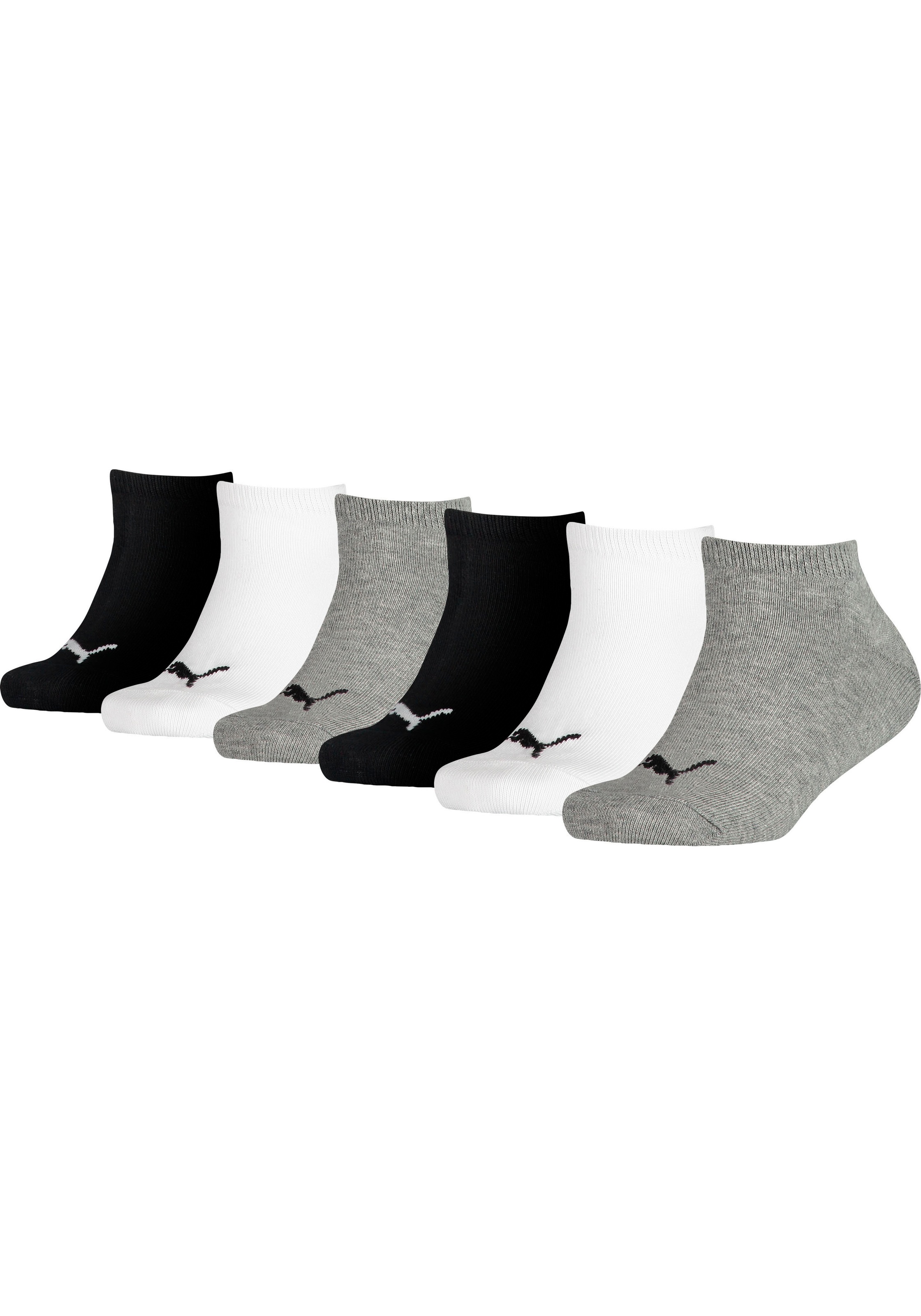 PUMA Sneakersocken »KIDS INVISIBLE 6P ECOM« 6 Stk. tlg. mit flacher Zehennaht
