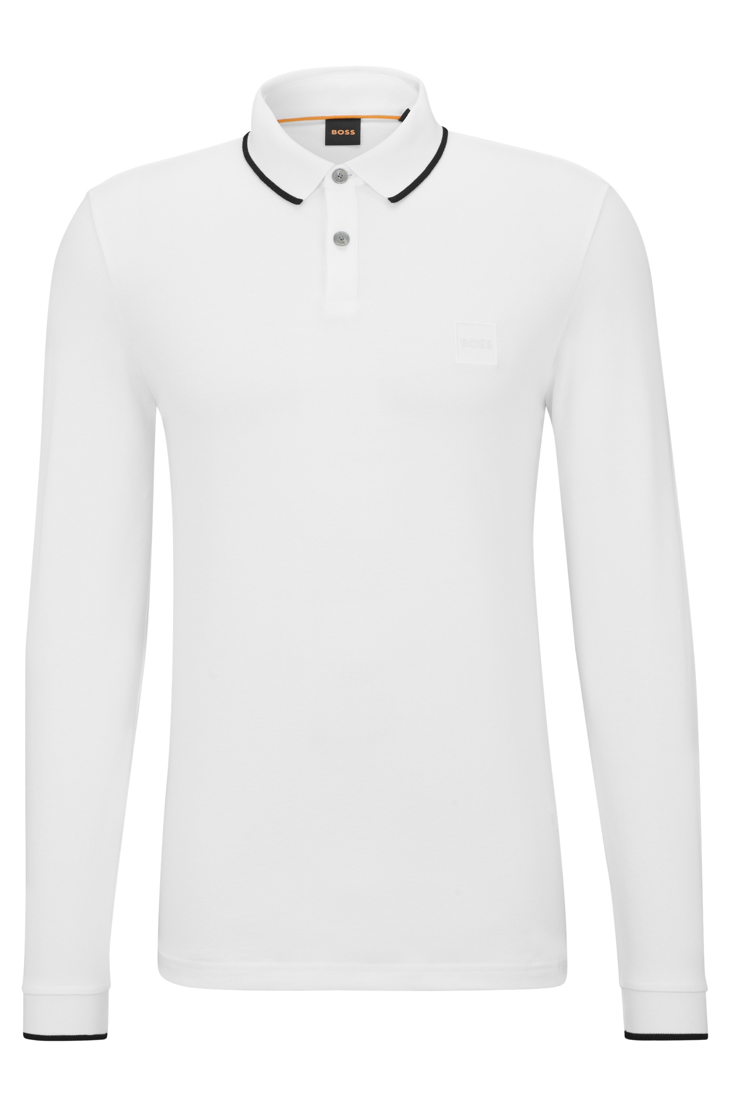 BOSS ORANGE Poloshirt »Passertiplong«, in feiner Baumwollqualität online  bestellen | Jelmoli-Versand | Rundhalsshirts