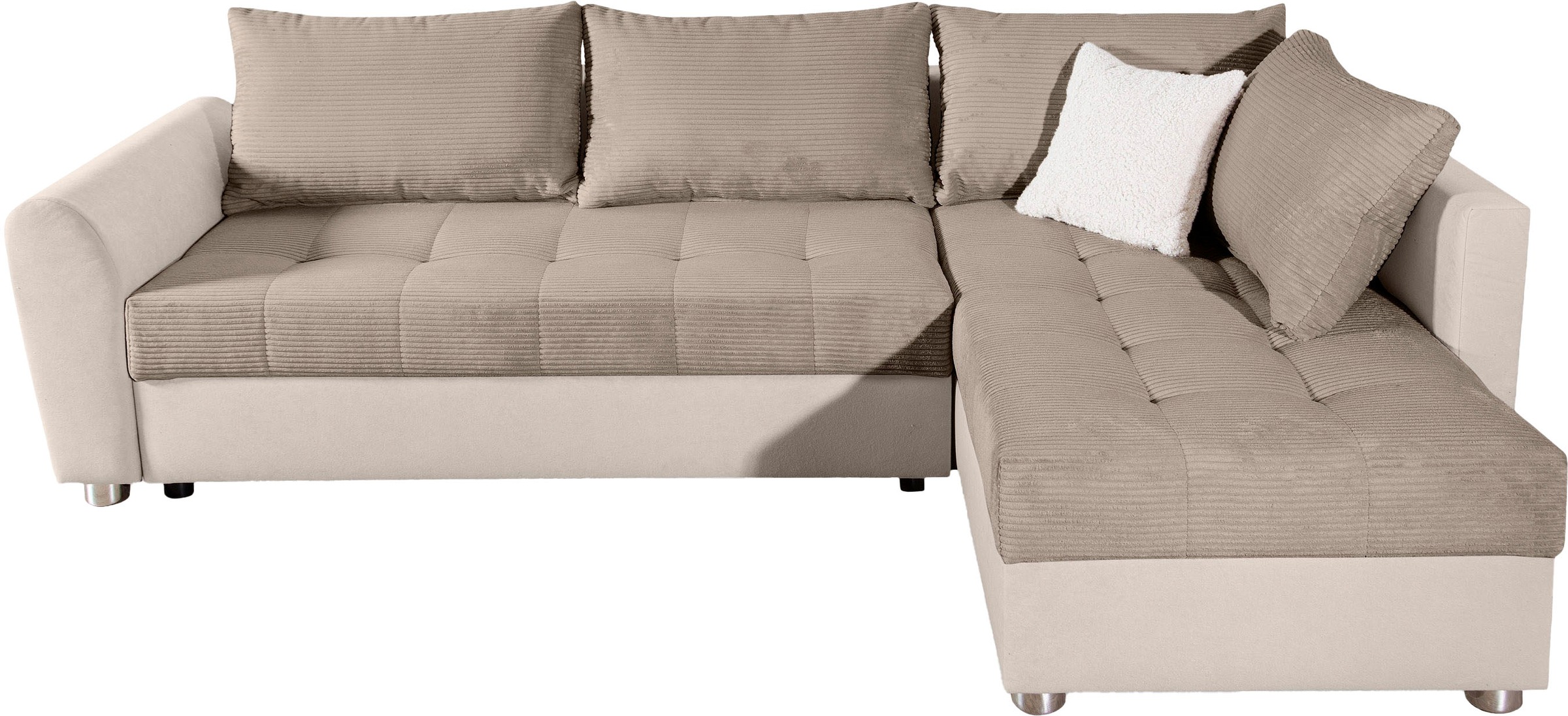 COLLECTION AB Ecksofa »JANA XL-Sofa L-Form«, inkl. Bettfunktion, Bettkasten und Bonnelfederkern