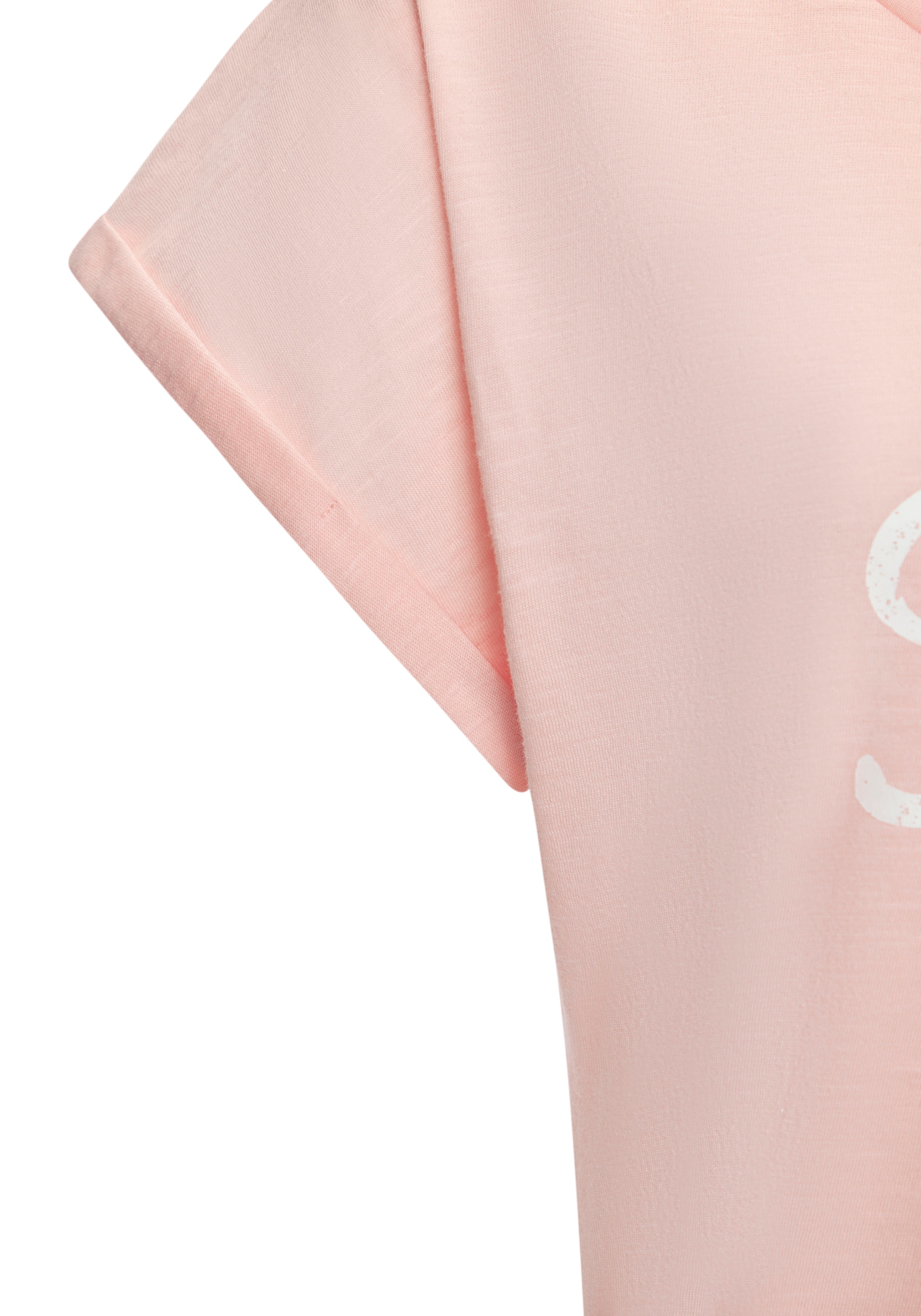 Beachtime T-Shirt »mit Frontdruck "Smile"«, aus weicher Baumwoll-Qualität
