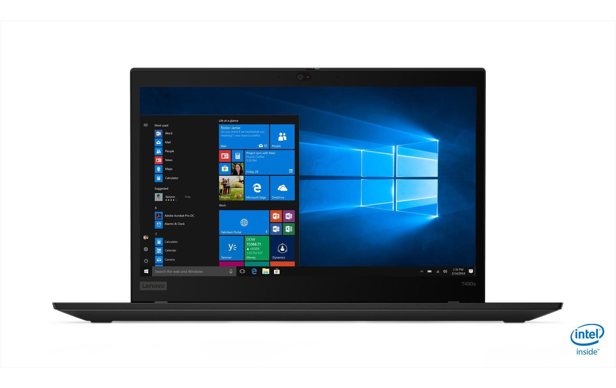Lenovo Notebook »ThinkPad T490s«, / 14 Zoll, Intel, Core i5, 8 GB HDD, 256 GB SSD