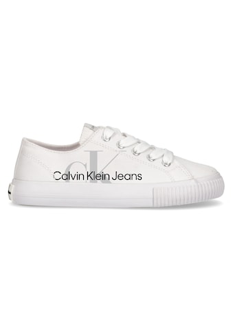 Calvin Klein Jeans Sneaker »LOW CUT LACE-UP Sneaker«, mit weisser Laufsohle kaufen
