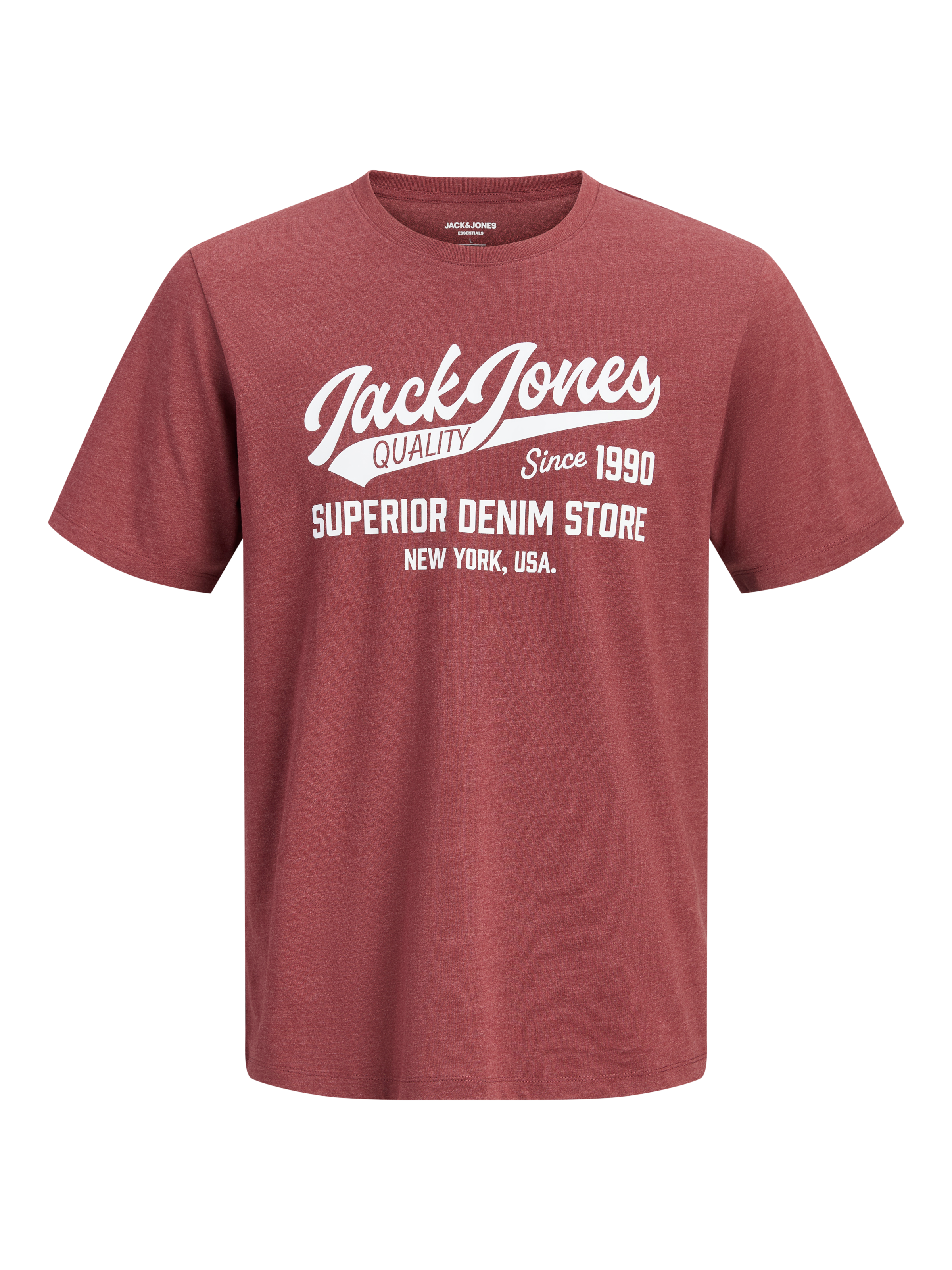 Jack & Jones T-Shirt "JJELOGO TEE SS O-NECK 2 COL AW26 SN" Baumwolle, regular fit