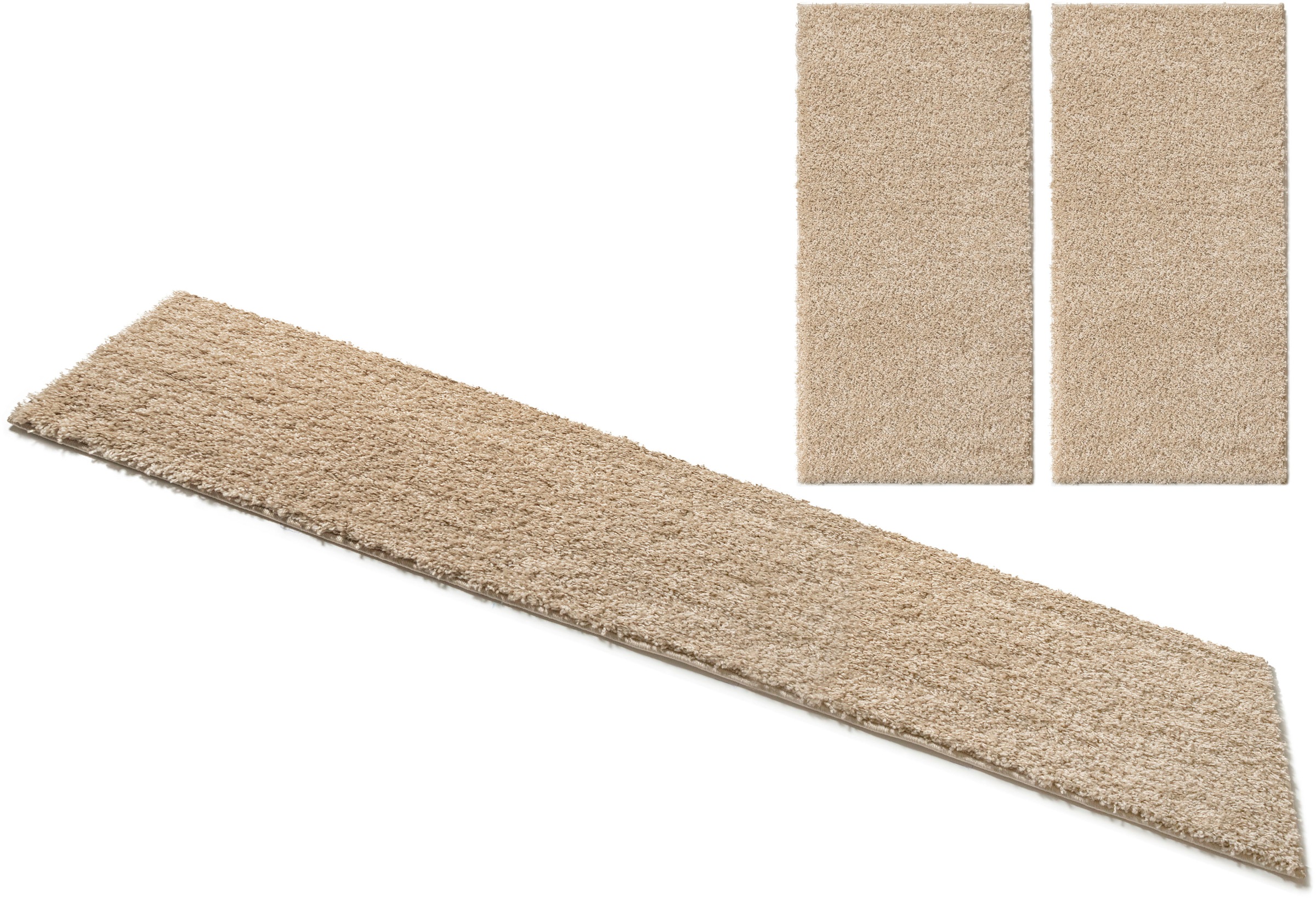 Home affaire Bettumrandung »Shaggy 30«, (3 tlg.), gewebt, 2- oder 3-teilig,... kaufen