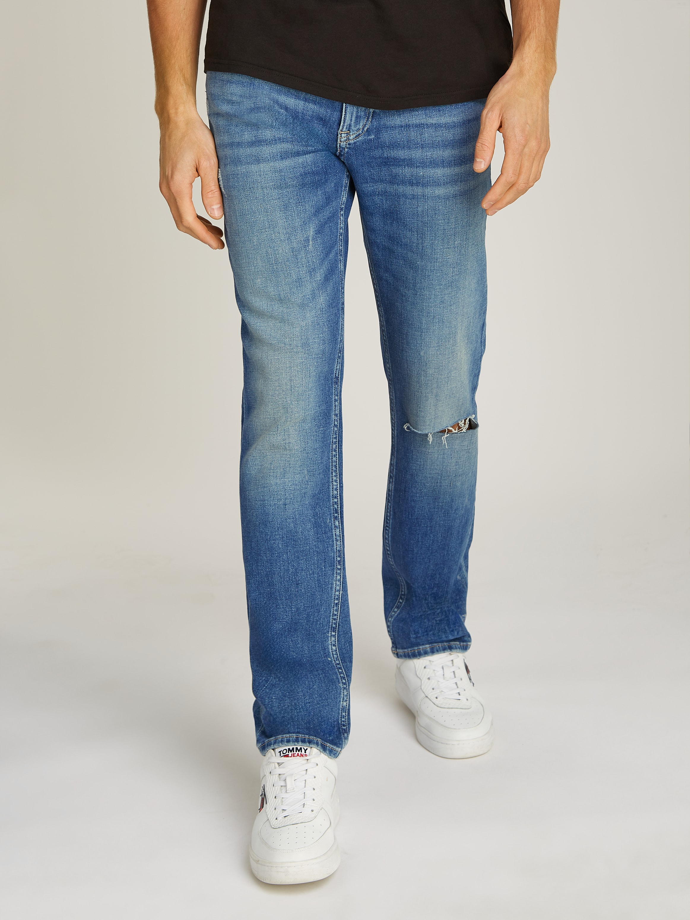 Tommy Jeans Slim-fit-Jeans, Destroyed-Effekt, verschieden Waschungen