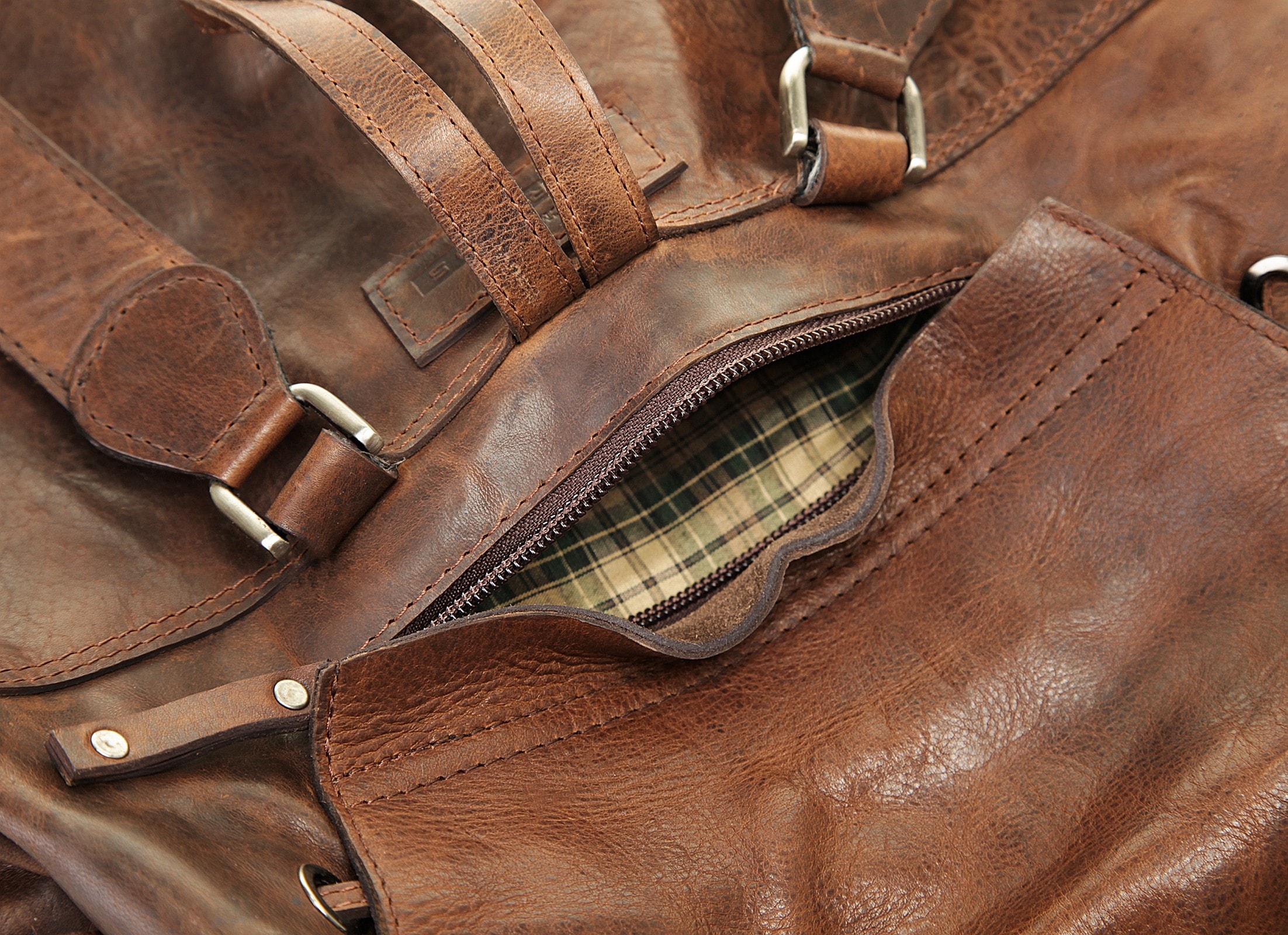 Harold's Laptoprucksack »SADDLE«, echt Leder