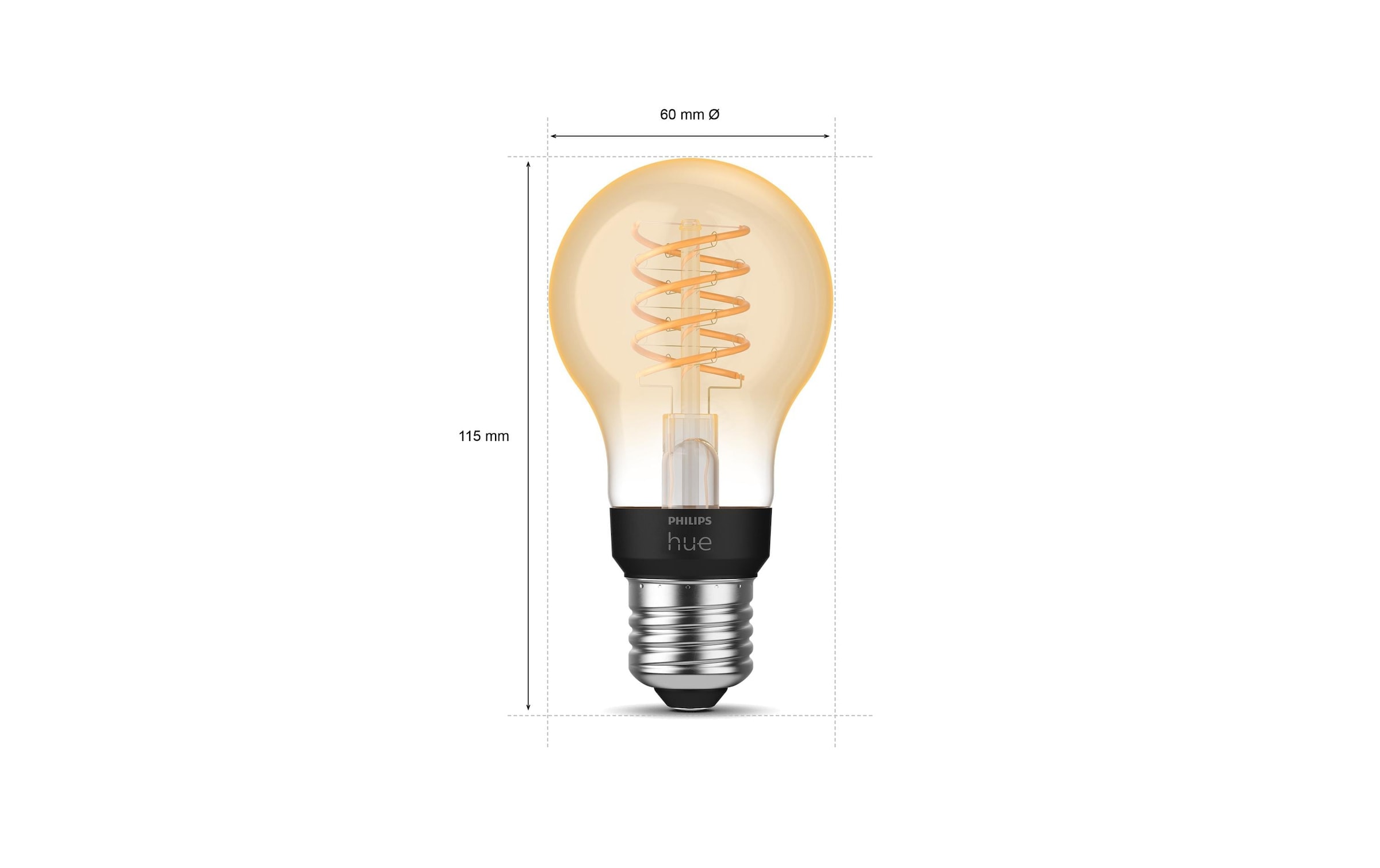 Philips Hue LED-Leuchtmittel »White E27«, E27
