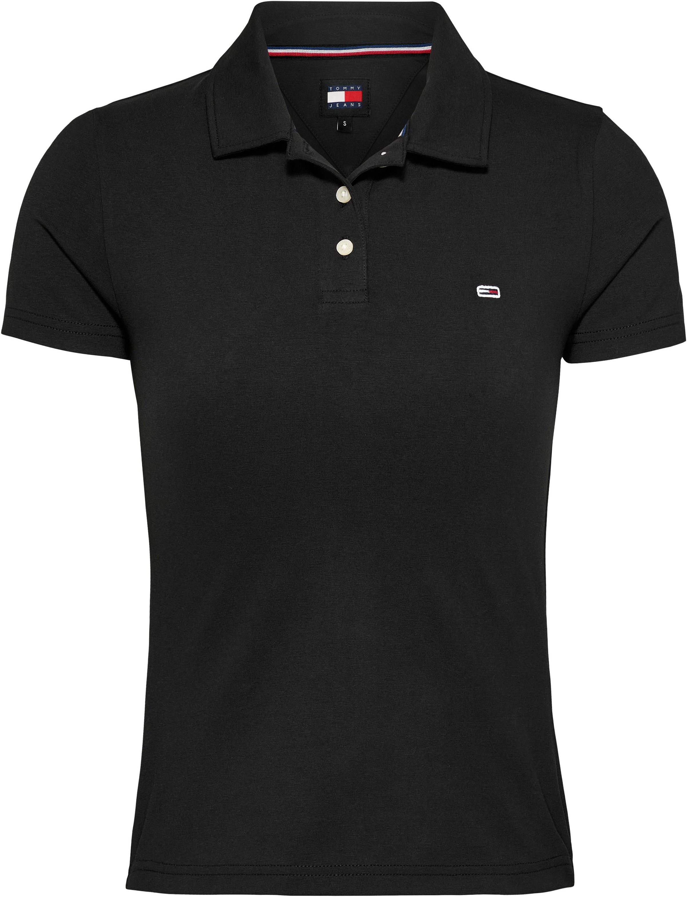 Tommy Jeans Poloshirt, mit kurzer Knopfleiste