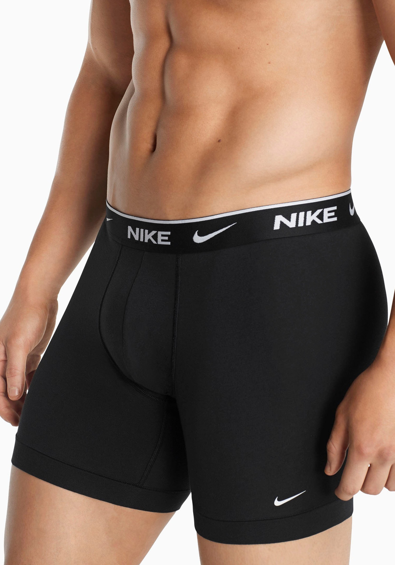 NIKE Underwear Boxer »BOXER BRIEF 3PK«, (Packung, 3 St., 3er), mit Logo-Elastikbund