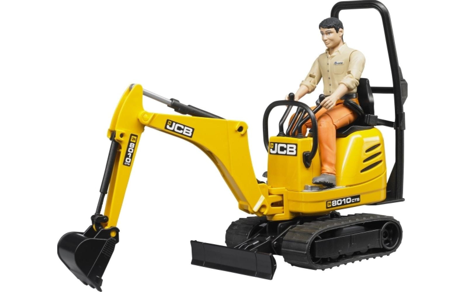 Bruder® Spielzeug-Bagger »JCB Mikrobagger 8010 CTS«