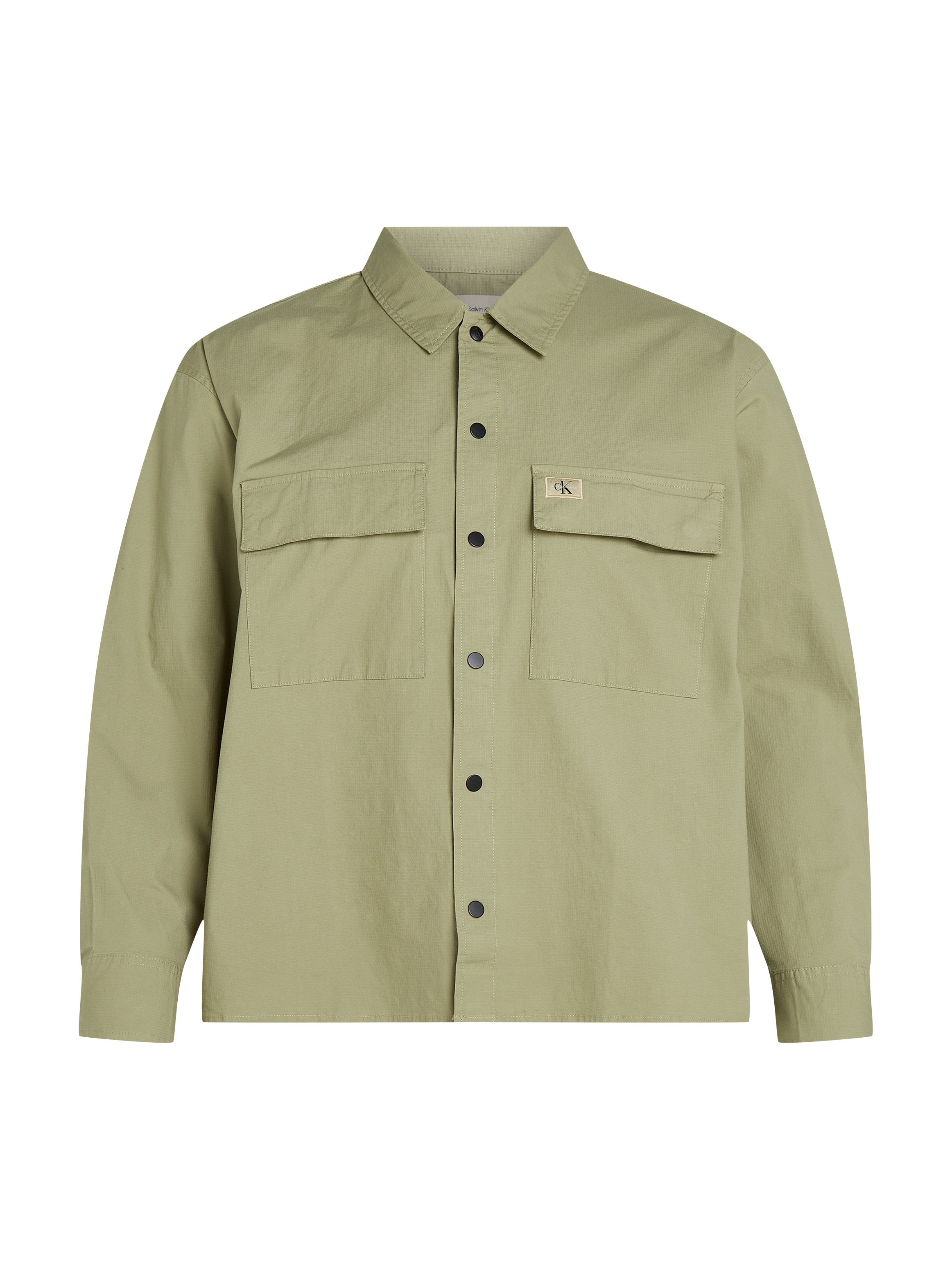 Calvin Klein Jeans Plus Langarmhemd »PLUS CARGO OVERSHIRT«, in grossen Grössen