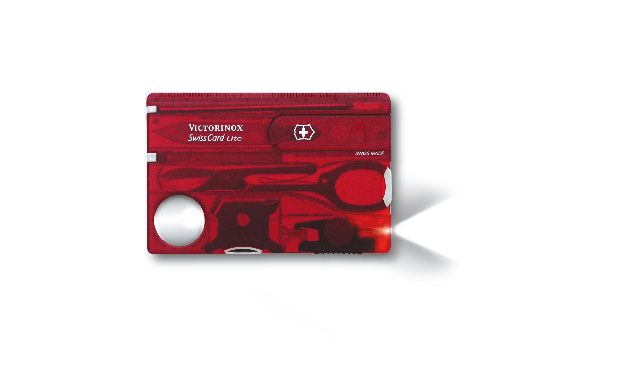 Victorinox Taschenmesser »SwissCard Lite rot«