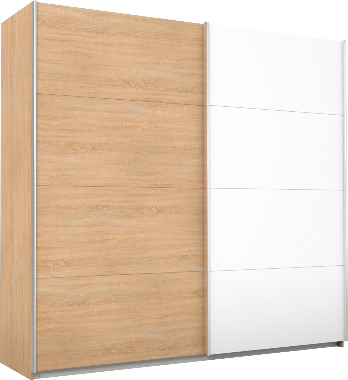 rauch Schwebetürenschrank "Quadra Kleiderschrank BESTSELLER Schrank Gaderobe" mit Möglichkeit zur individuellen Frontgestaltung, leichtgängige Türen