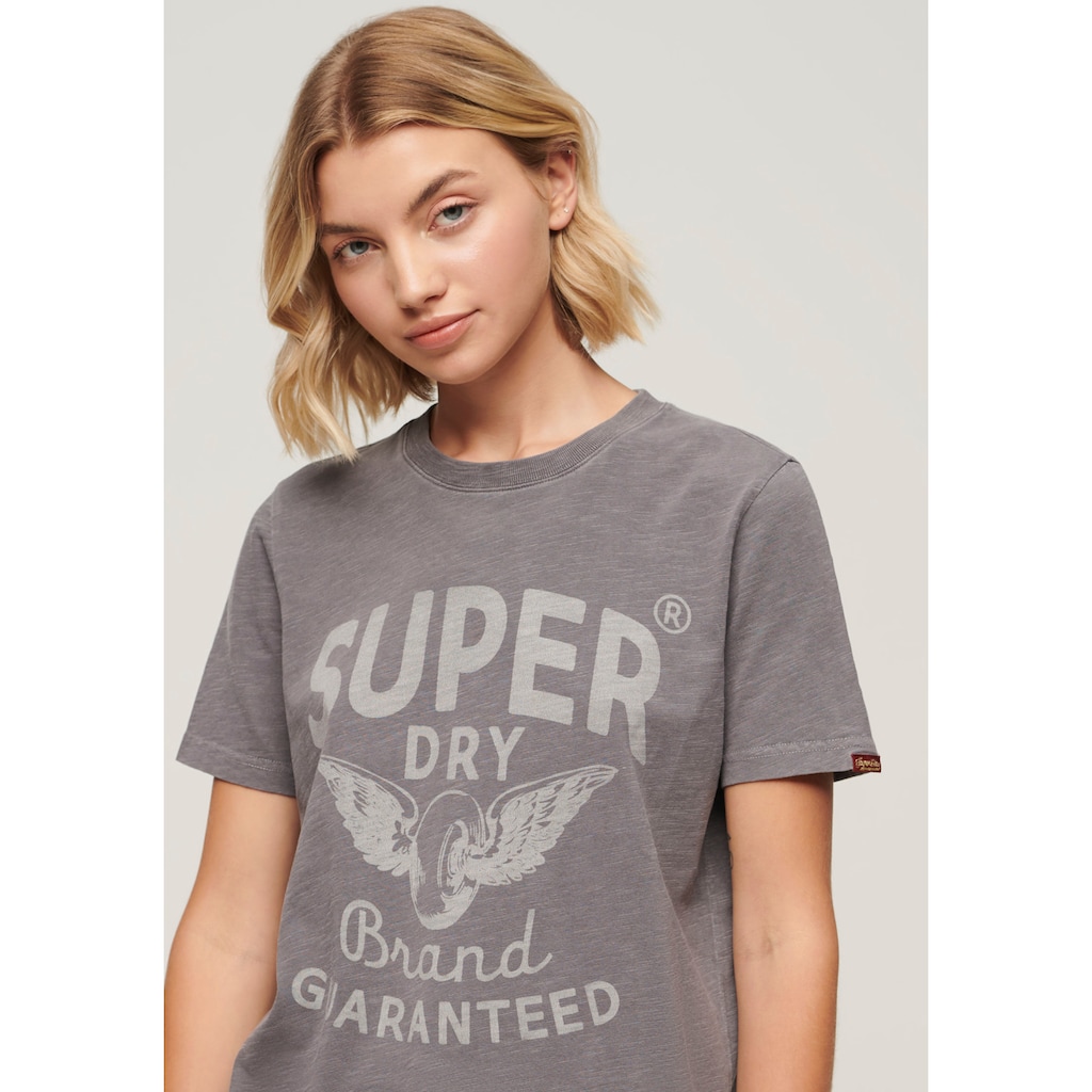 Superdry Print-Shirt »ARCHIVE KISS PRINT RELAXED TEE«