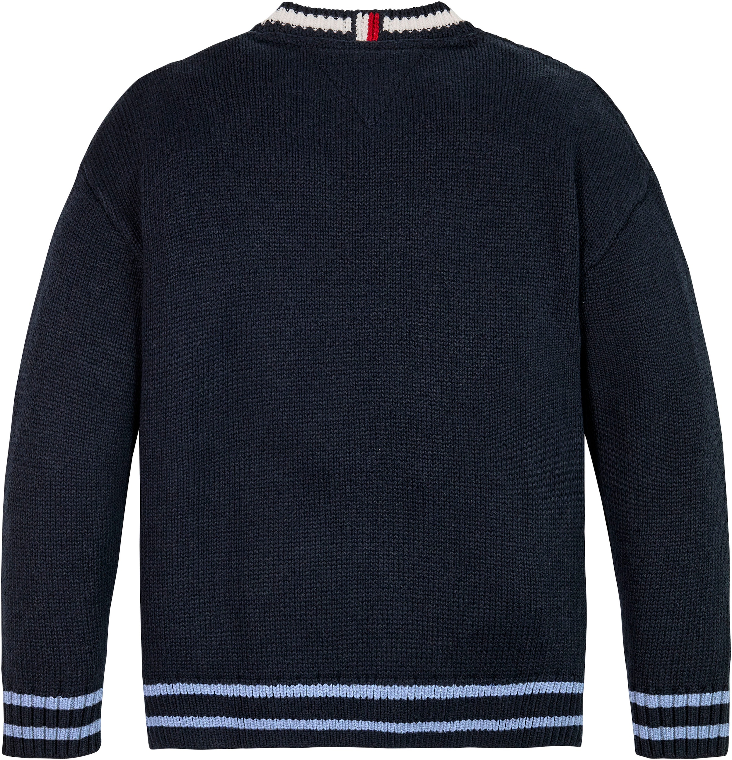 Tommy Hilfiger Strickjacke »H CARDIGAN SWEATER«, Kinder bis 16 Jahre mit Logopatch