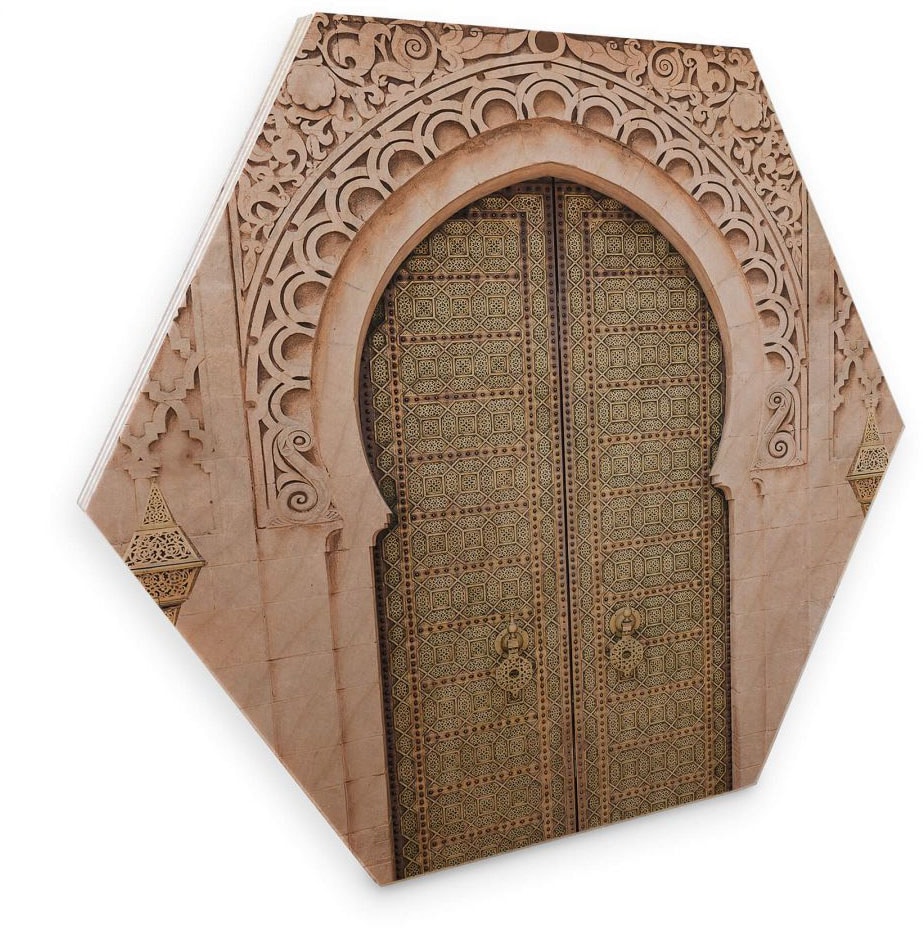 Jelmoli-Versand Holzbild«, Holzbild Tür shoppen | online Wall-Art (1 »Marokkanische St.)