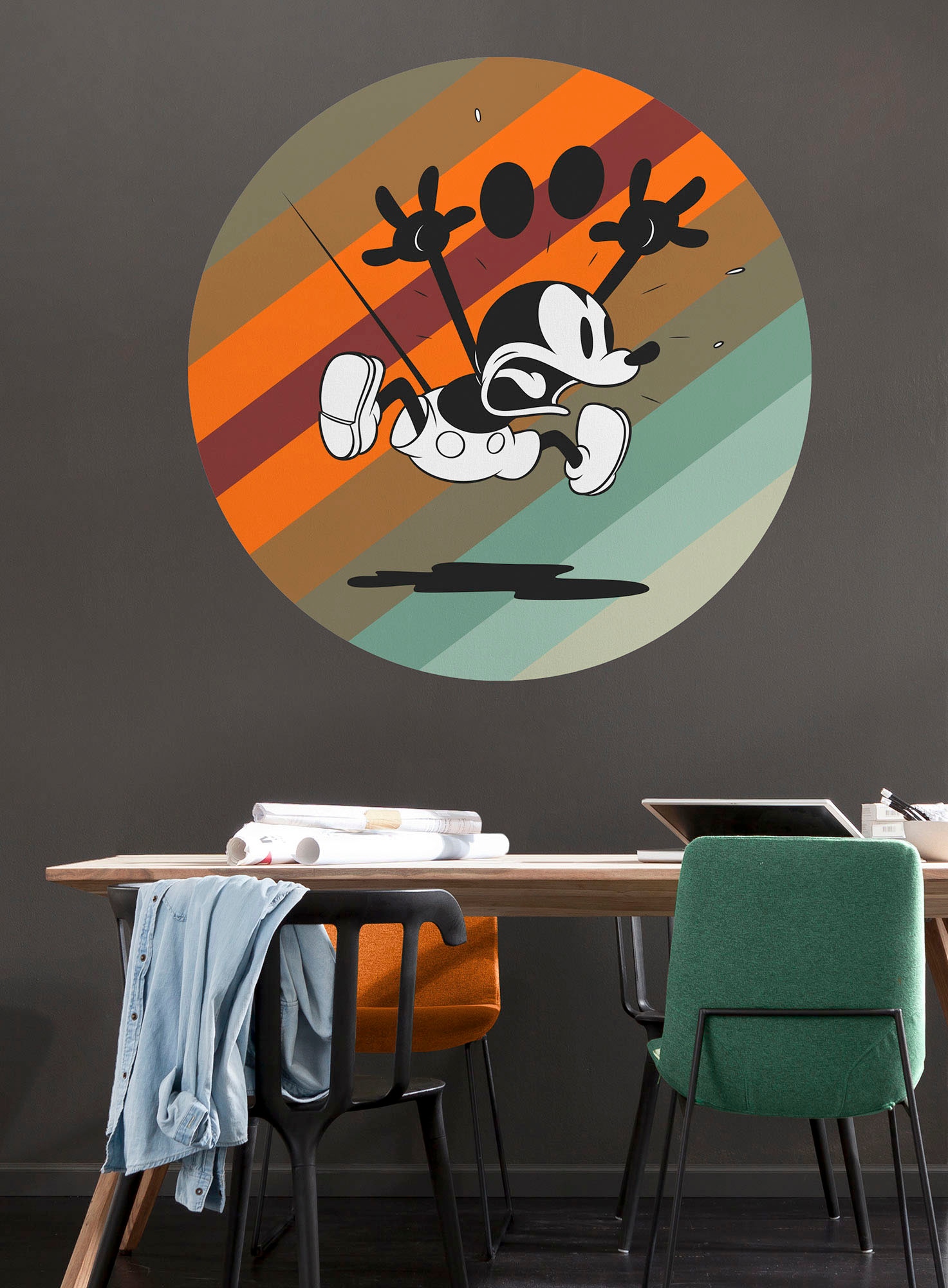 ✵ Komar Wandtattoo »Mickey Mouse (1 (Breite | up St.), and und rund 125x125 Jelmoli-Versand bestellen away«, selbstklebend cm günstig Höhe), x