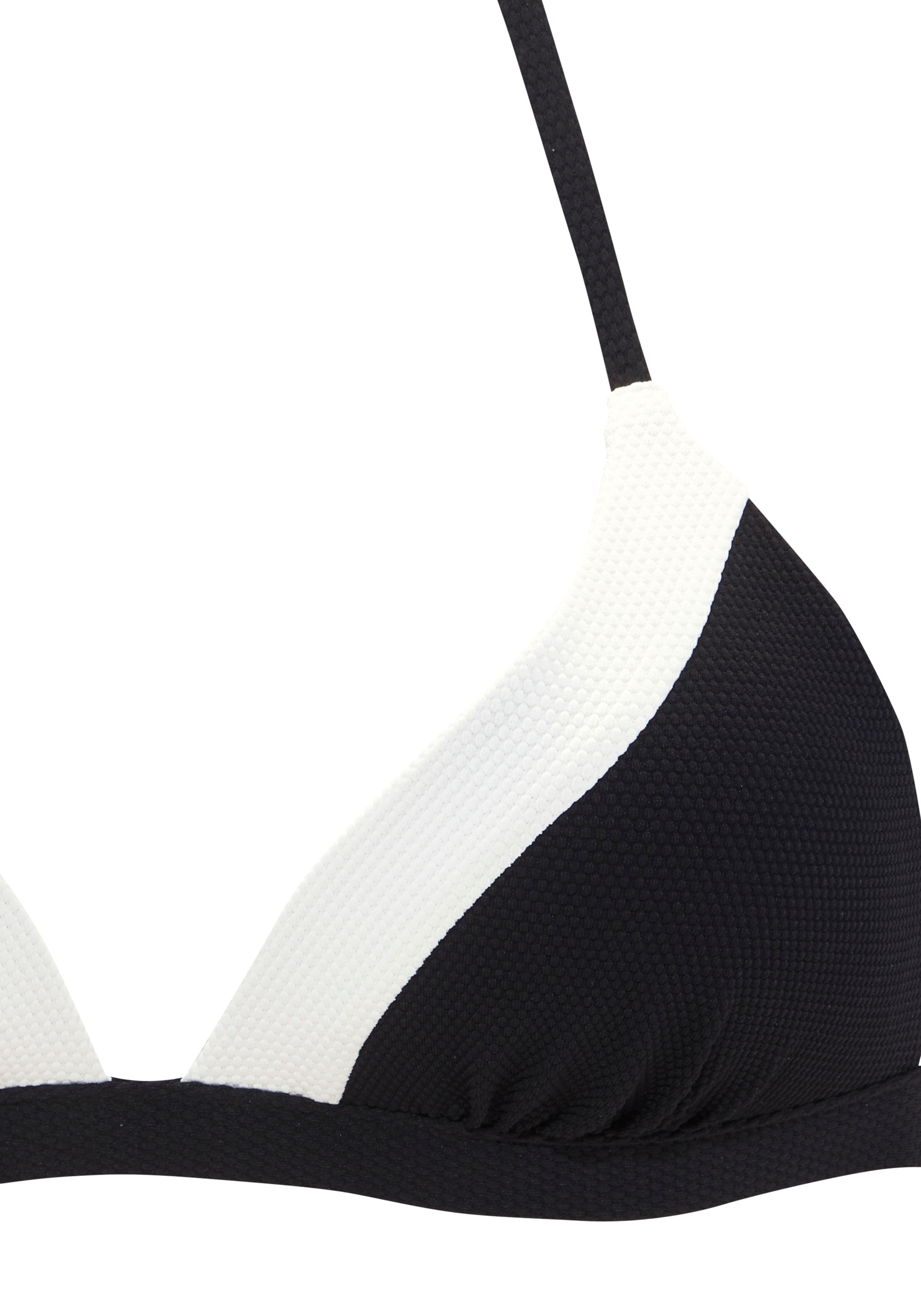 LASCANA Triangel-Bikini-Top "Chic" aus eleganter Strukturware