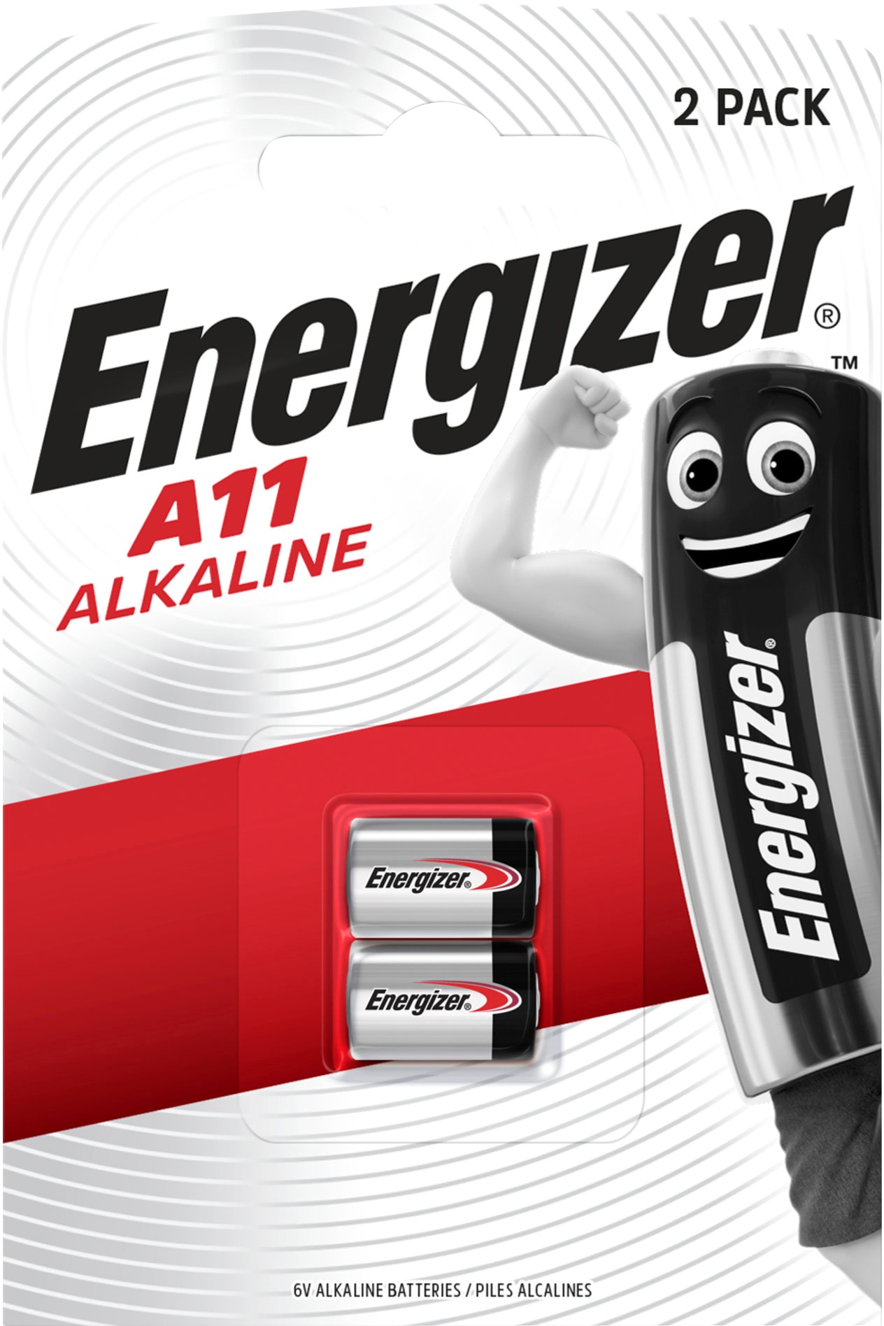 Energizer Batterie »2 Stck Alkali Mangan A11«, 6 V, (Packung, 2 St.)