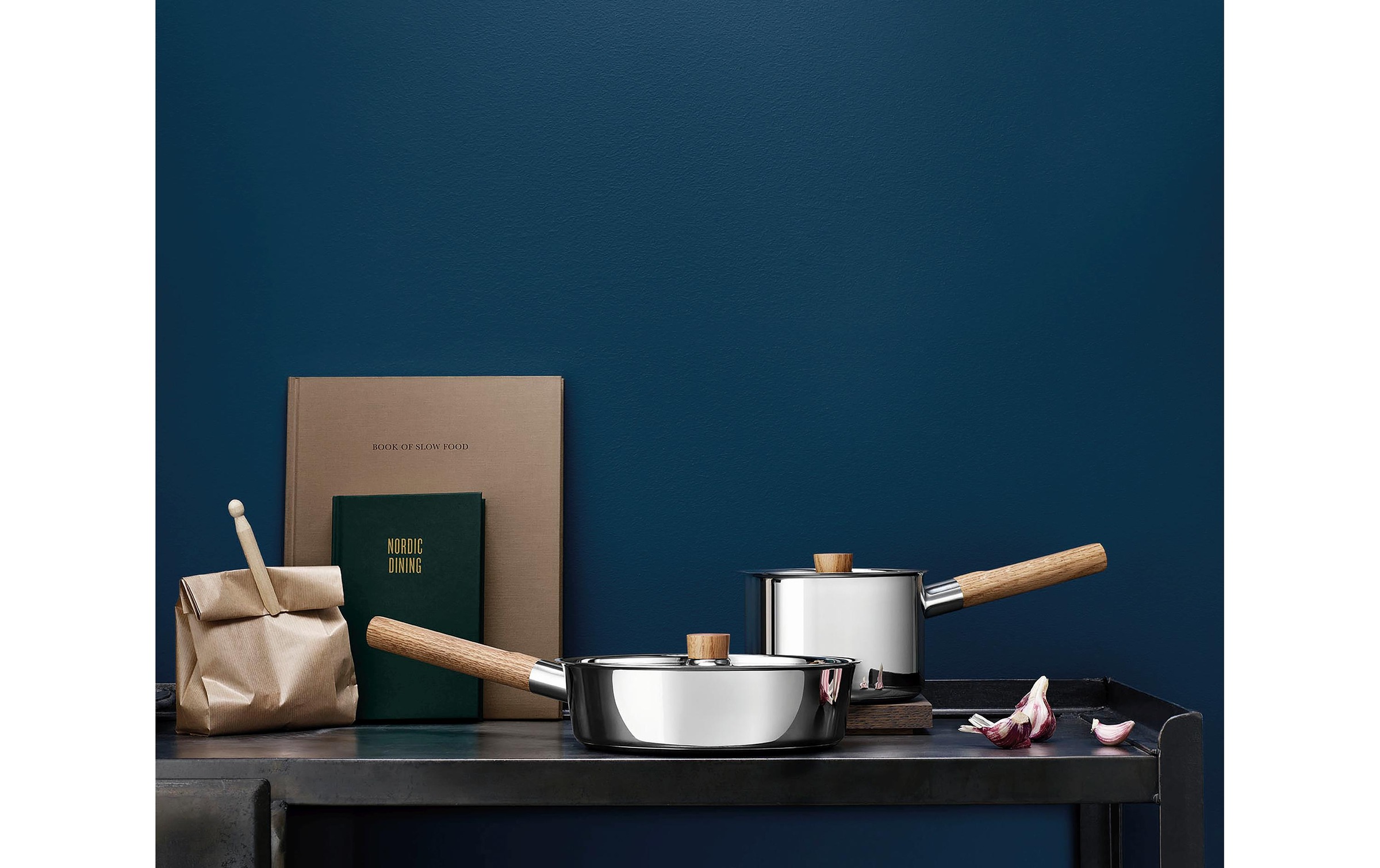 Eva Solo Kochtopf »Sauteuse Nordic Kitchen 24cm«, Edelstahl