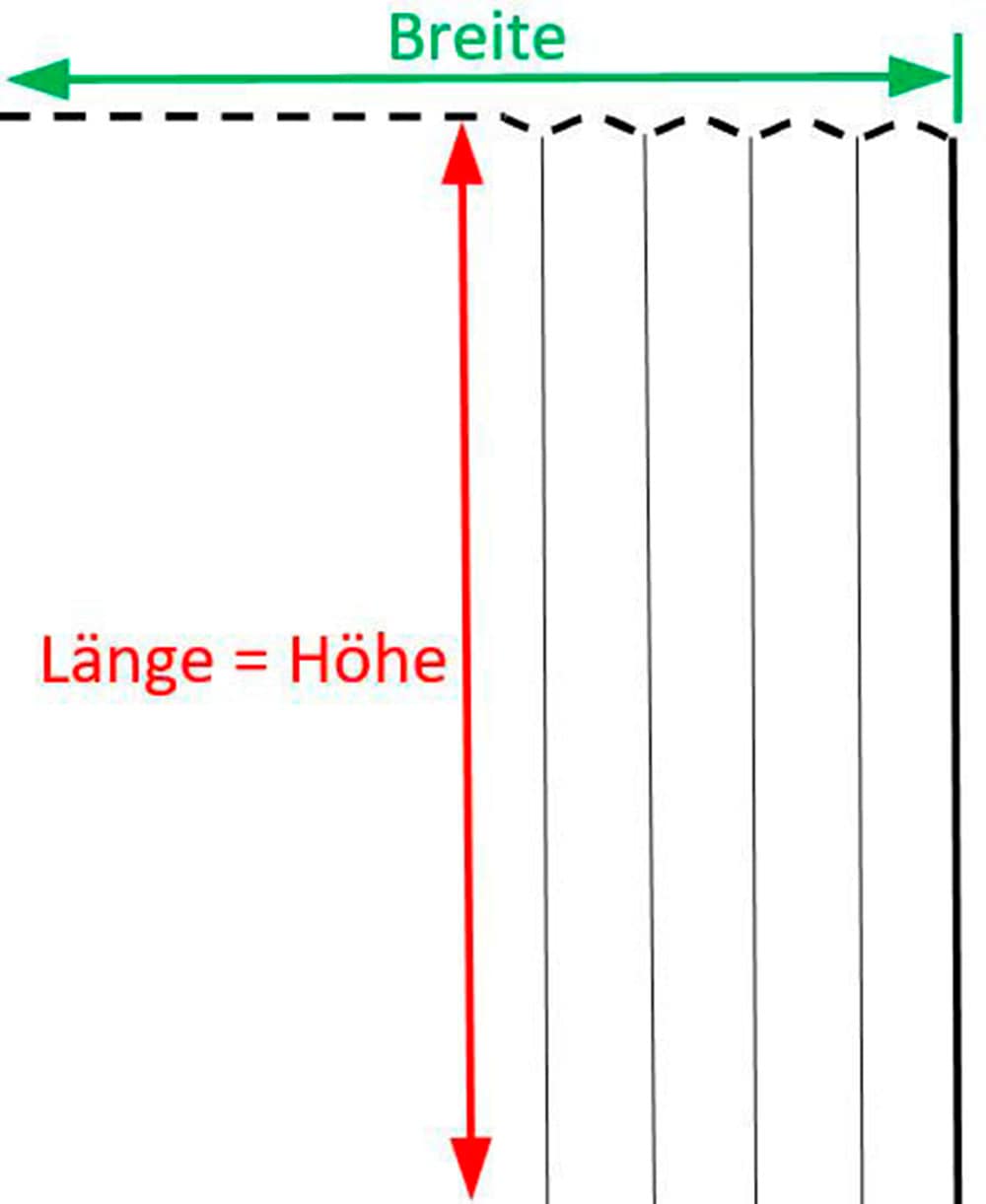 Wirth Vorhang »Dim out«, (1 St.), nach Mass