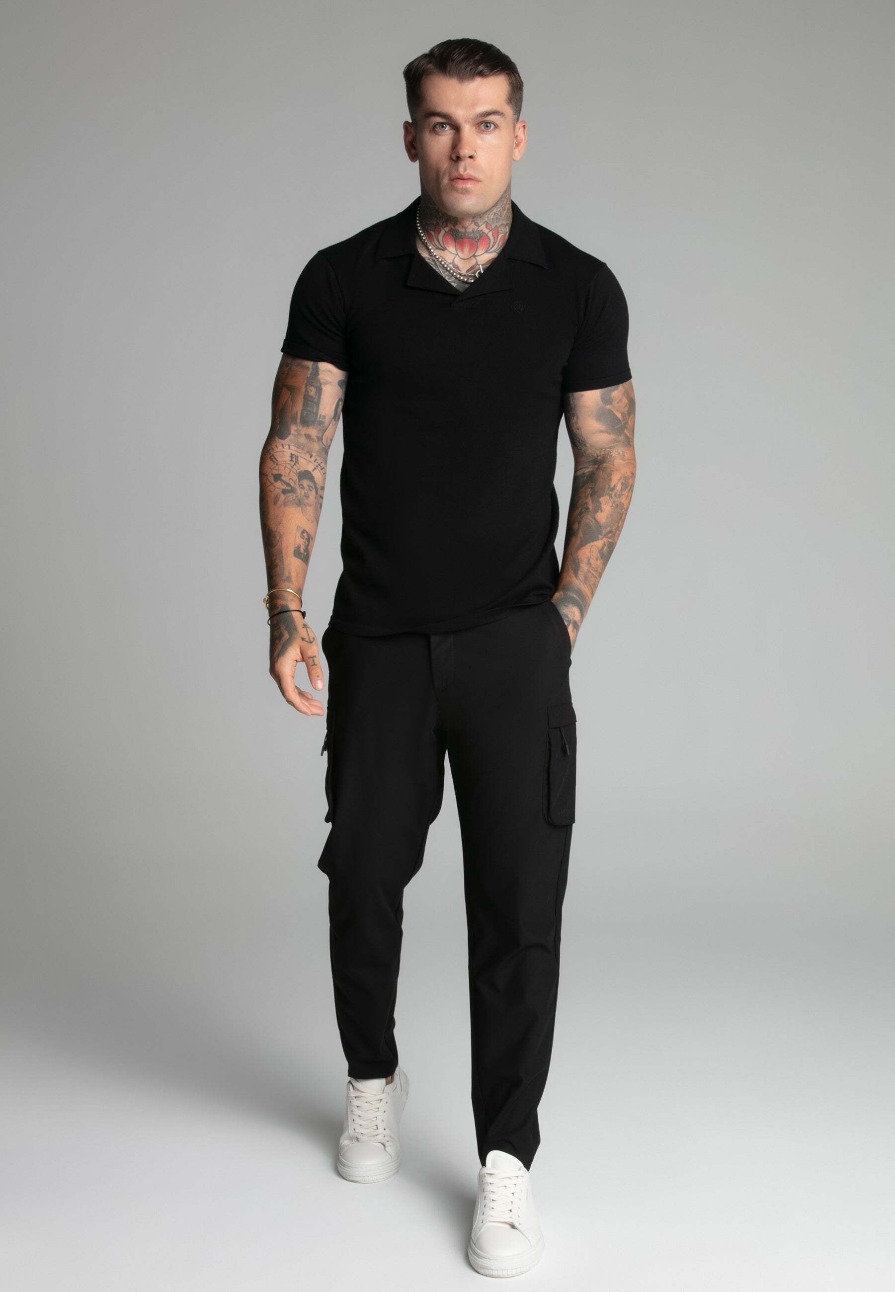 Siksilk Poloshirt »Siksilk Polo Revere Collar Polo«